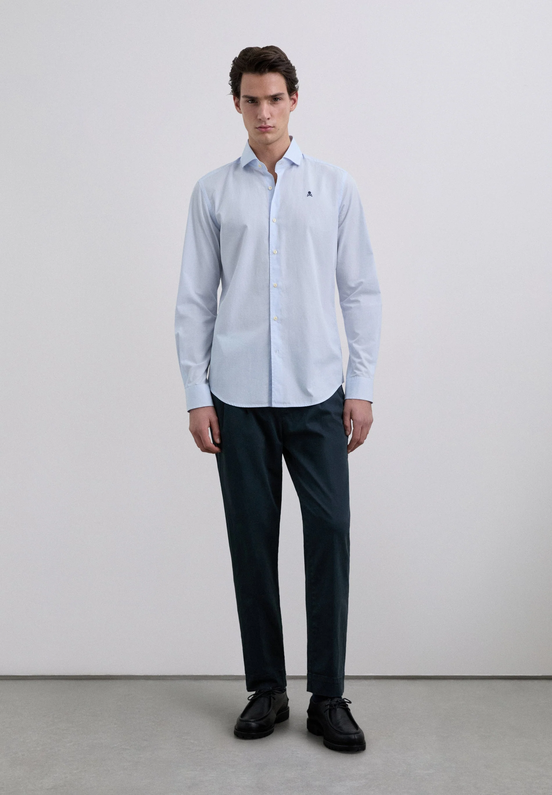 SHIRT WITH EMBROIDERED SKULL - Image 3