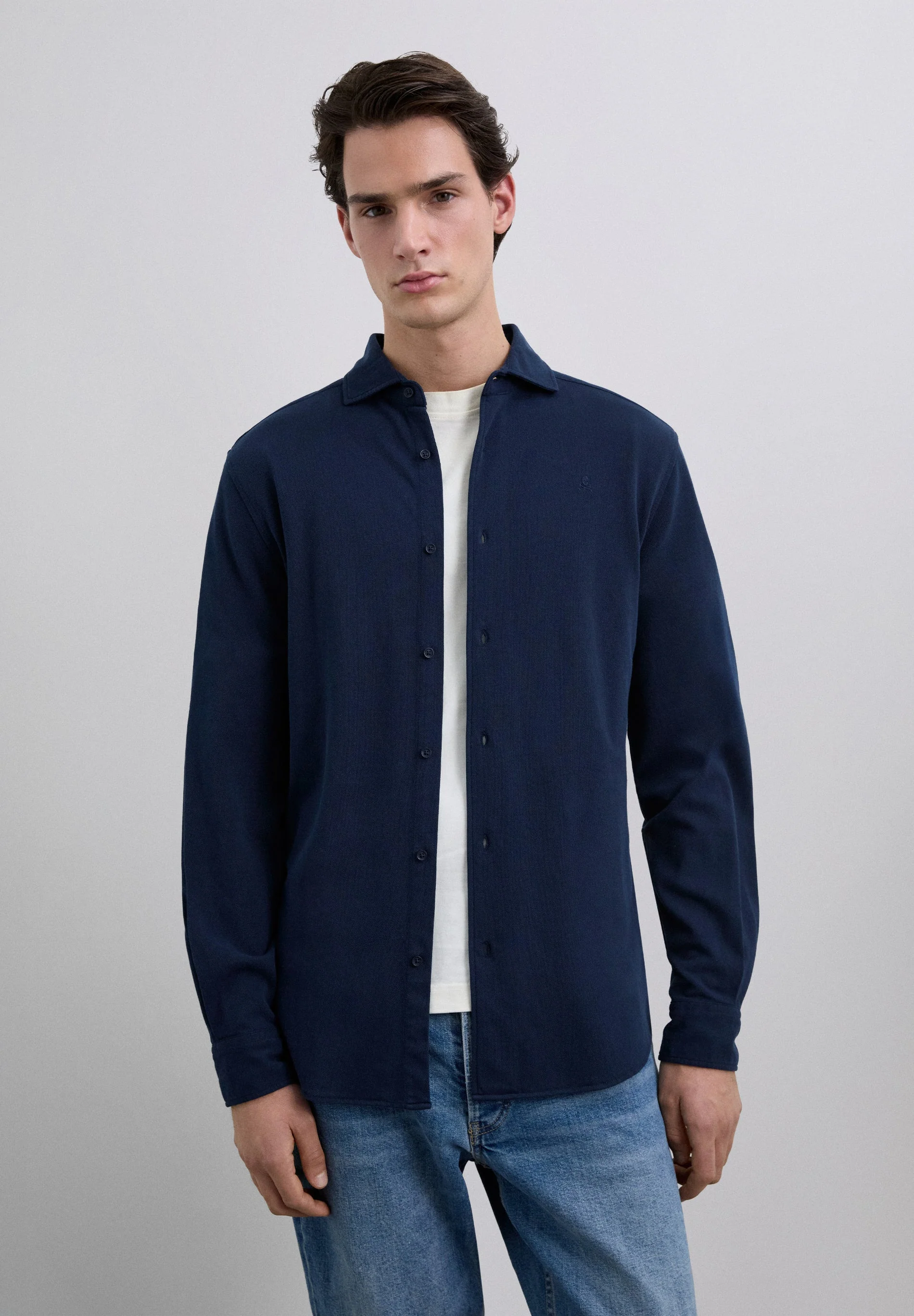 PIQUE KNIT SHIRT