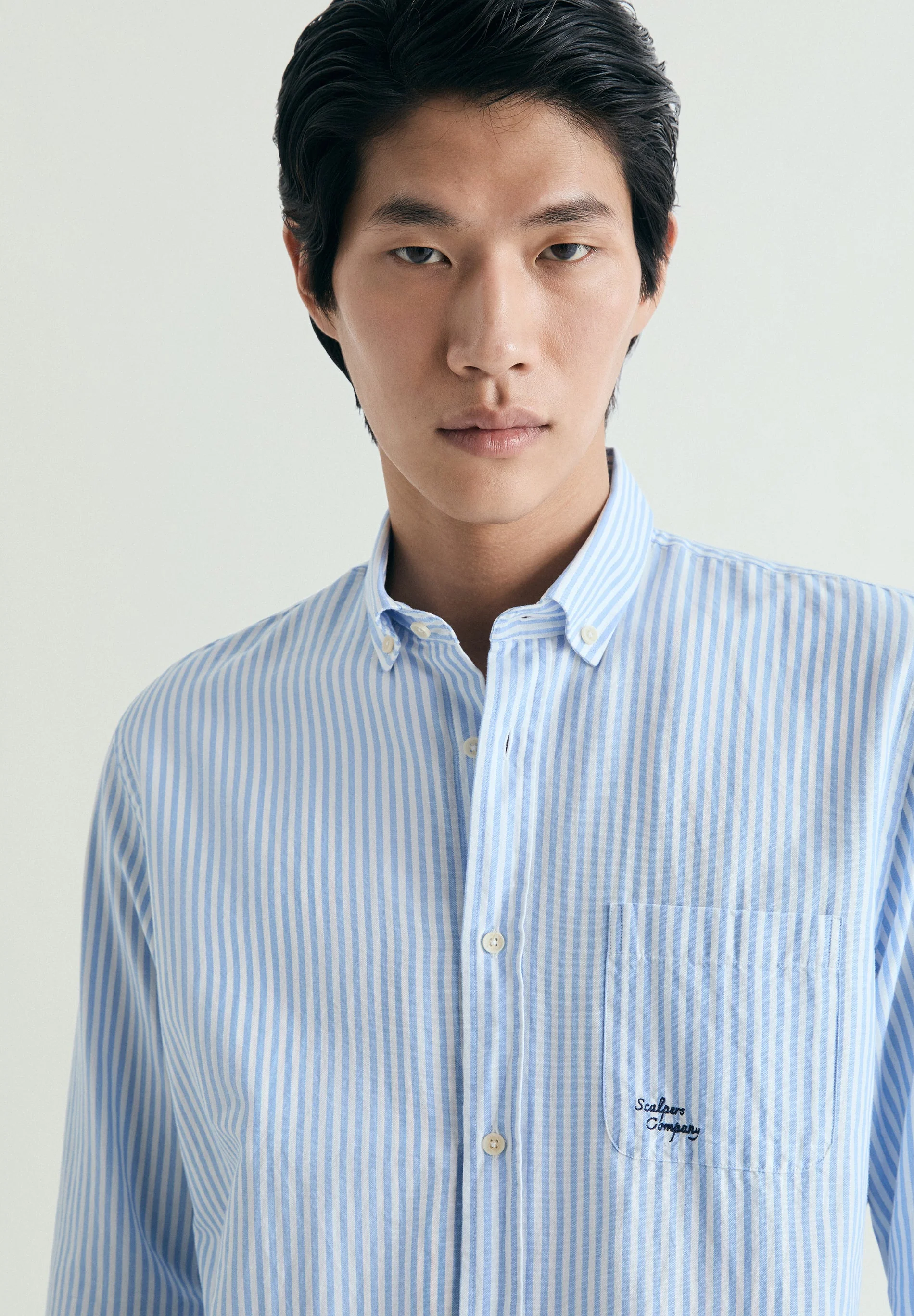 STRIPED SHIRT WITH POCKET - Image 3