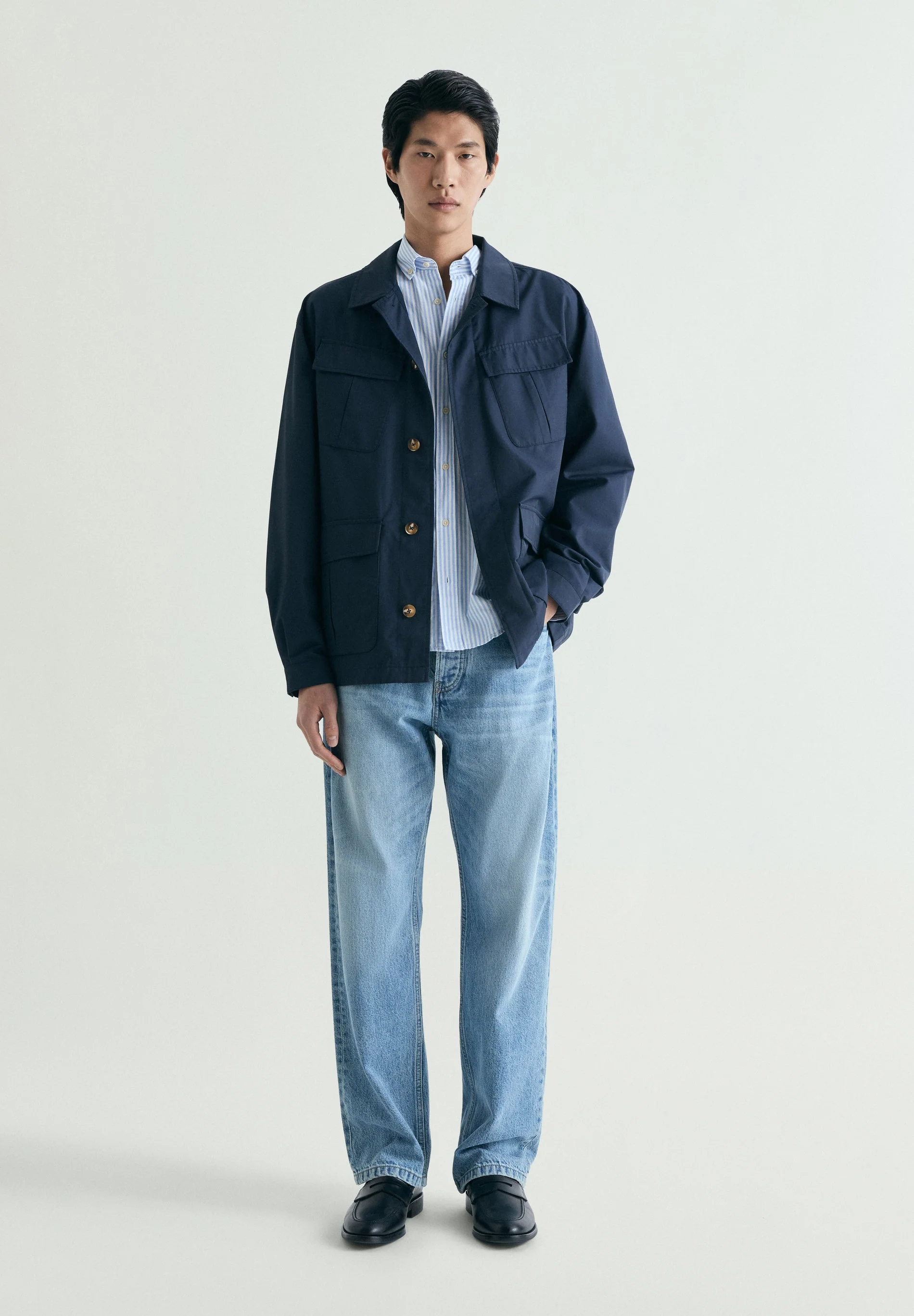 STRIPED SHIRT WITH POCKET - Image 6