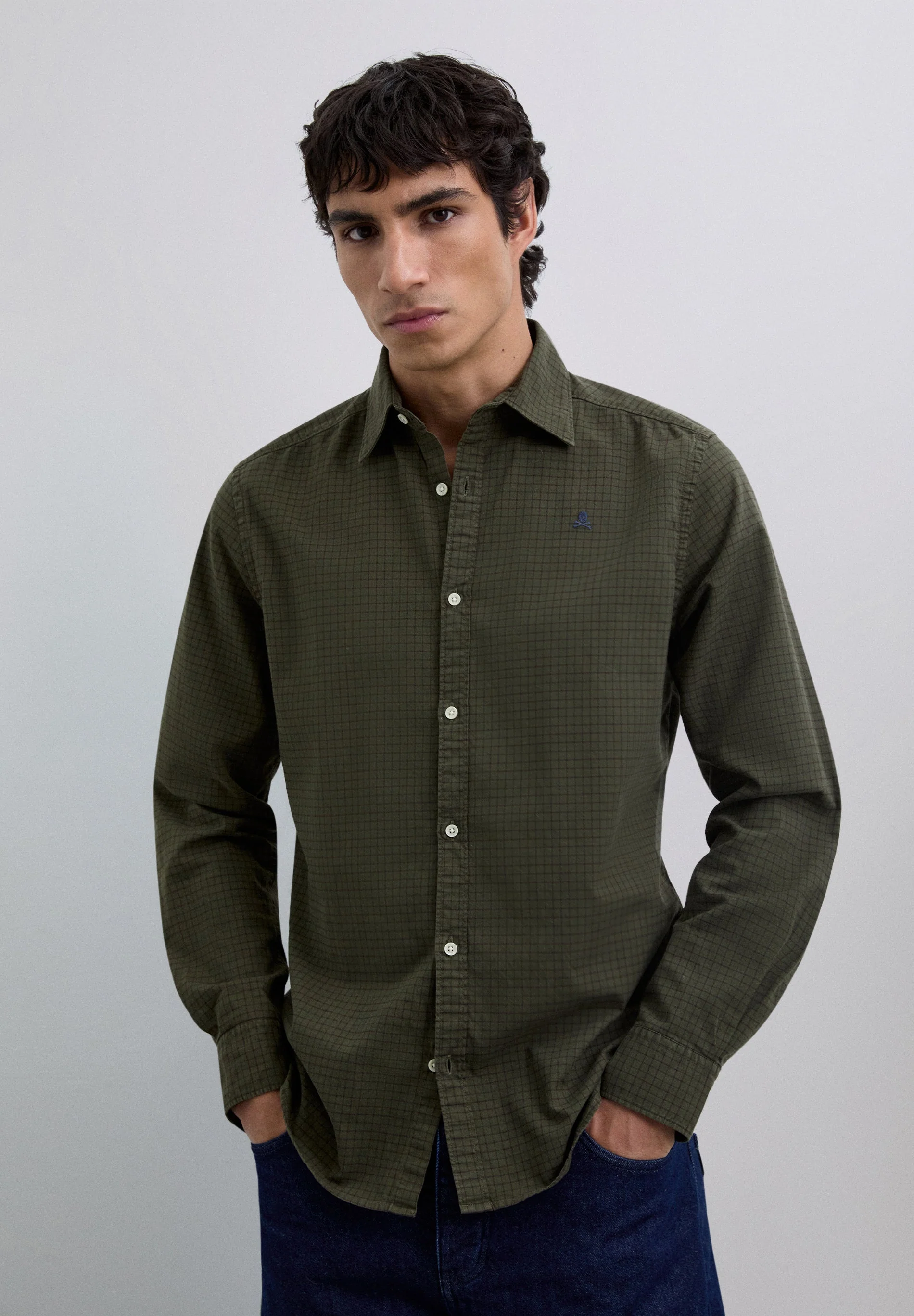 CHECK PRINT SHIRT