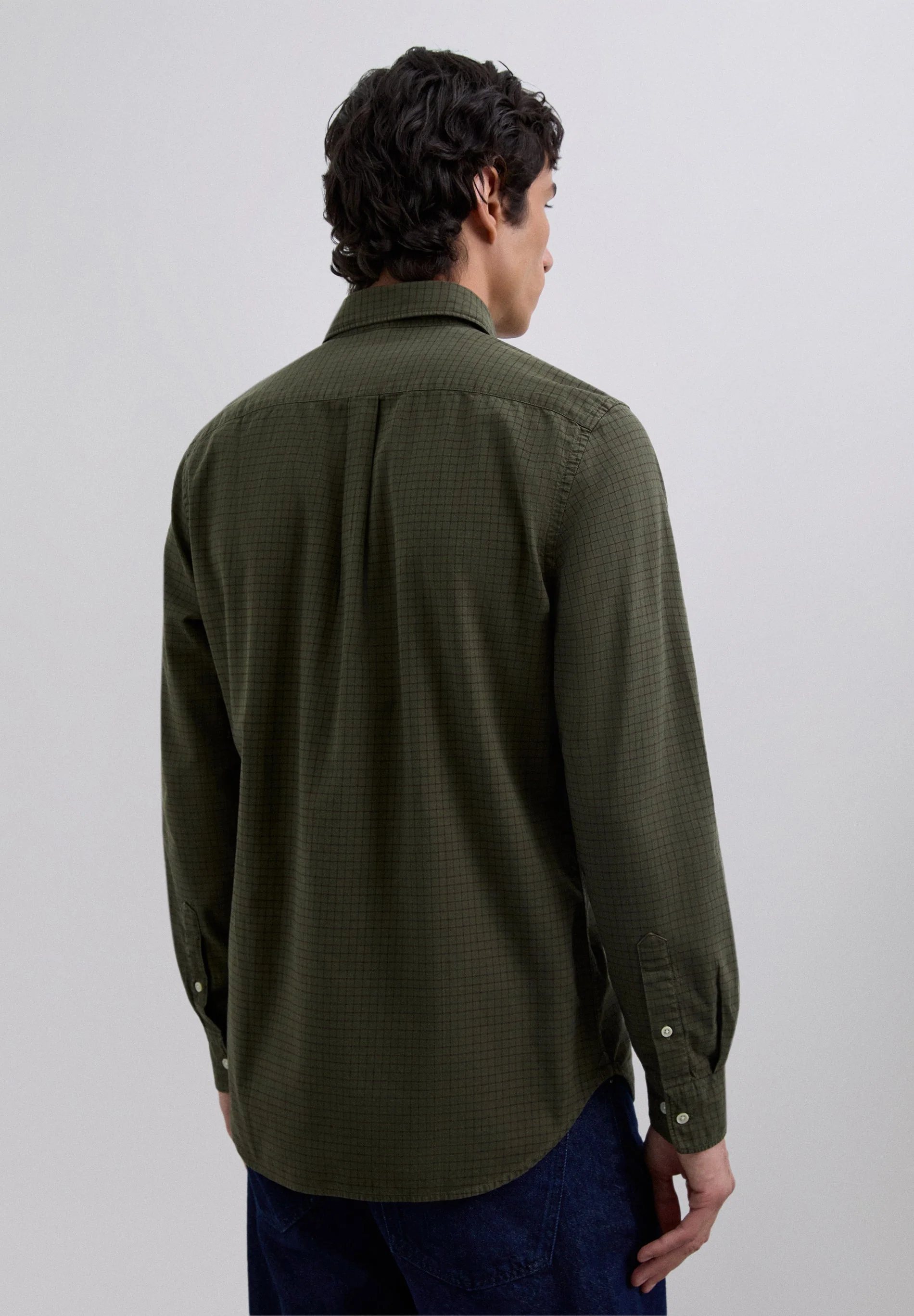 CHECK PRINT SHIRT - Image 4