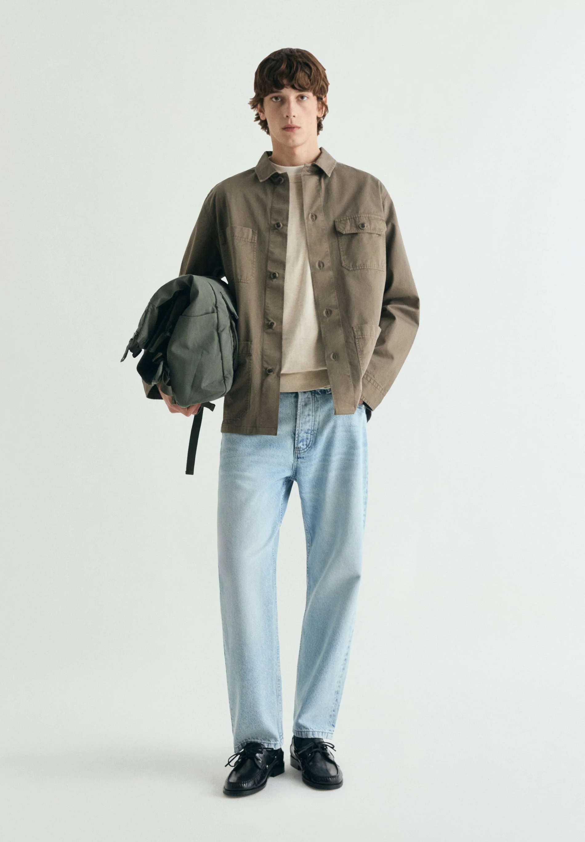 OVERSHIRT WITH BUTTONED POCKETS - Image 2