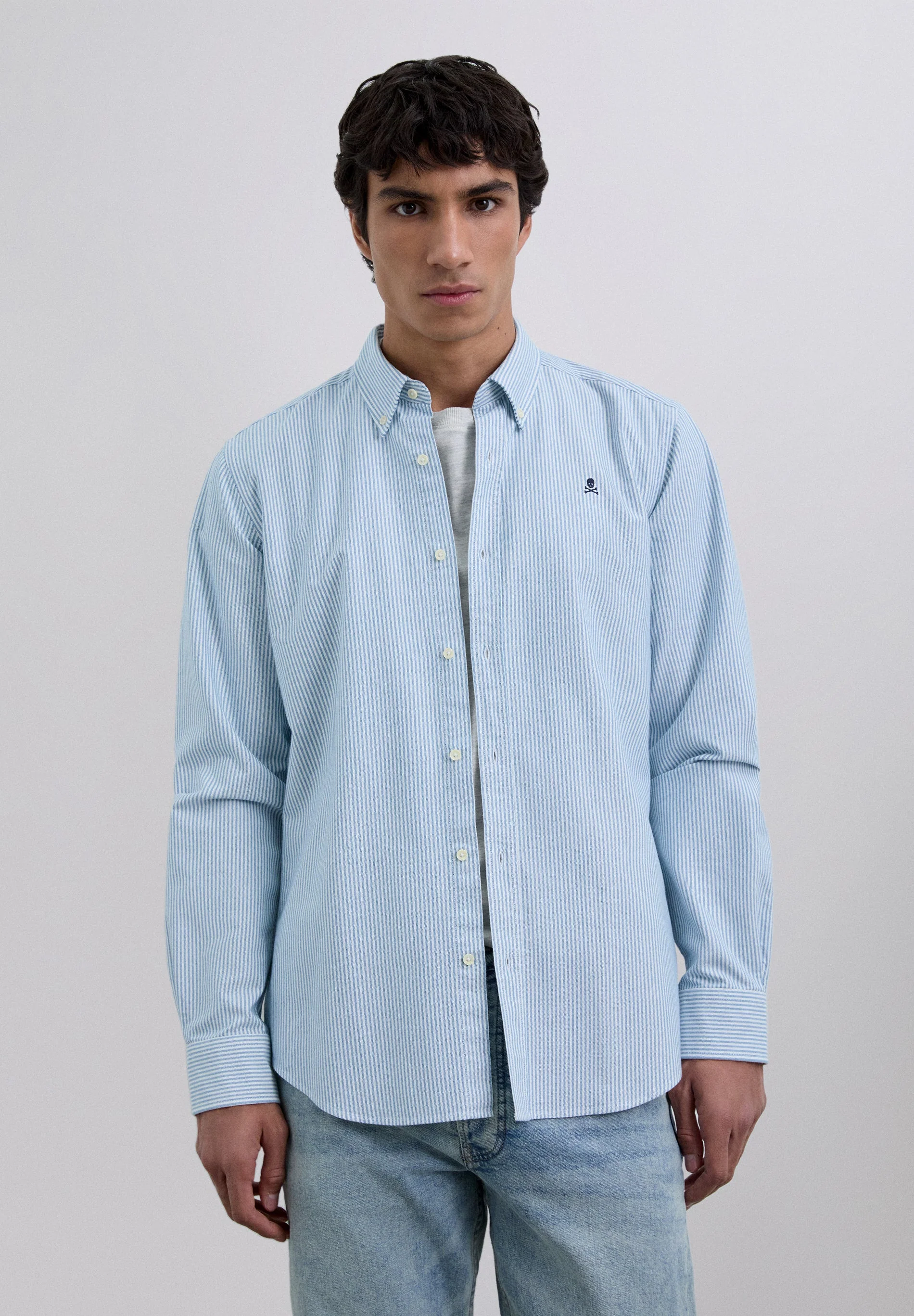 STRIPED OXFORD SHIRT - Image 3