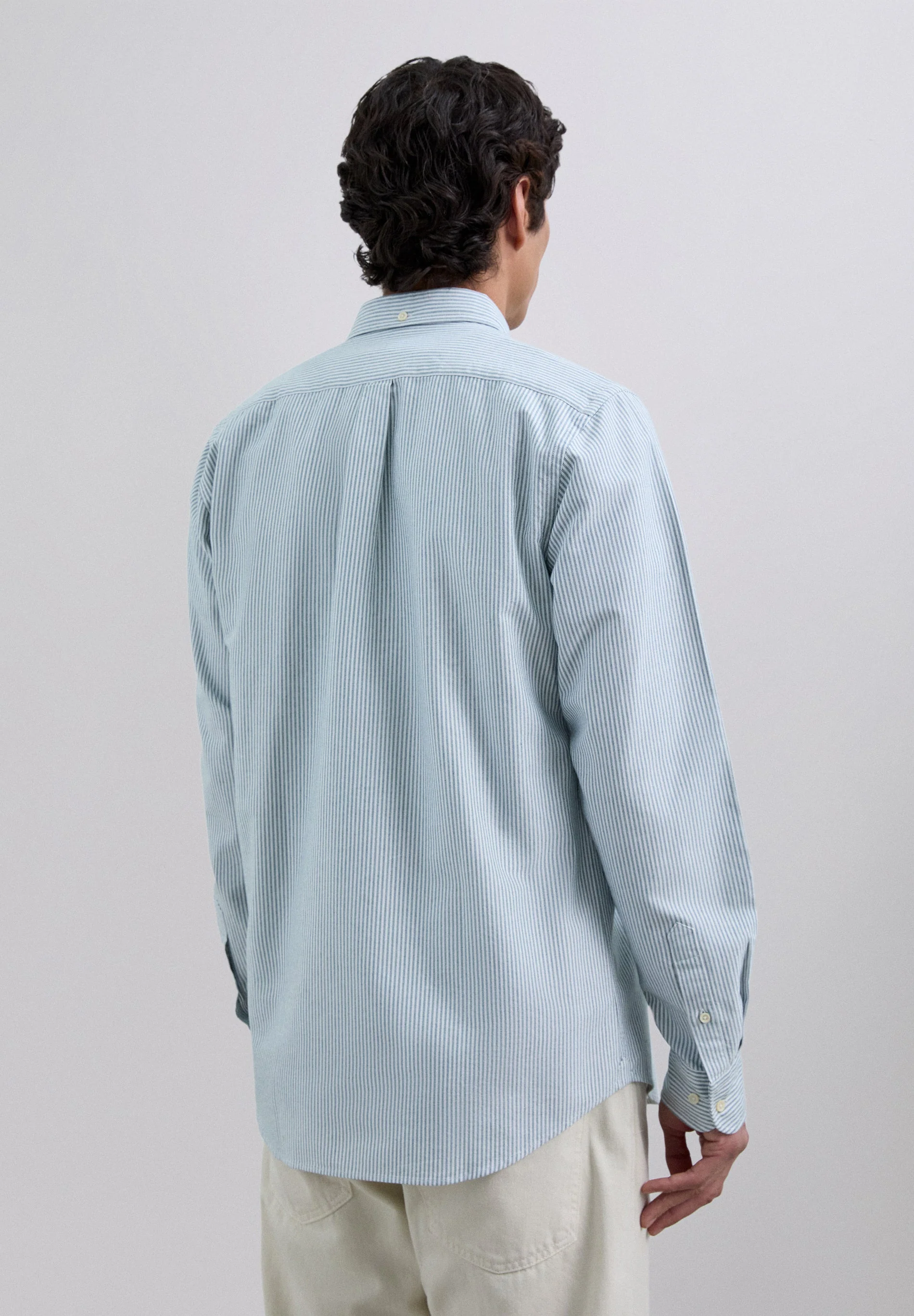 STRIPED OXFORD SHIRT - Image 4