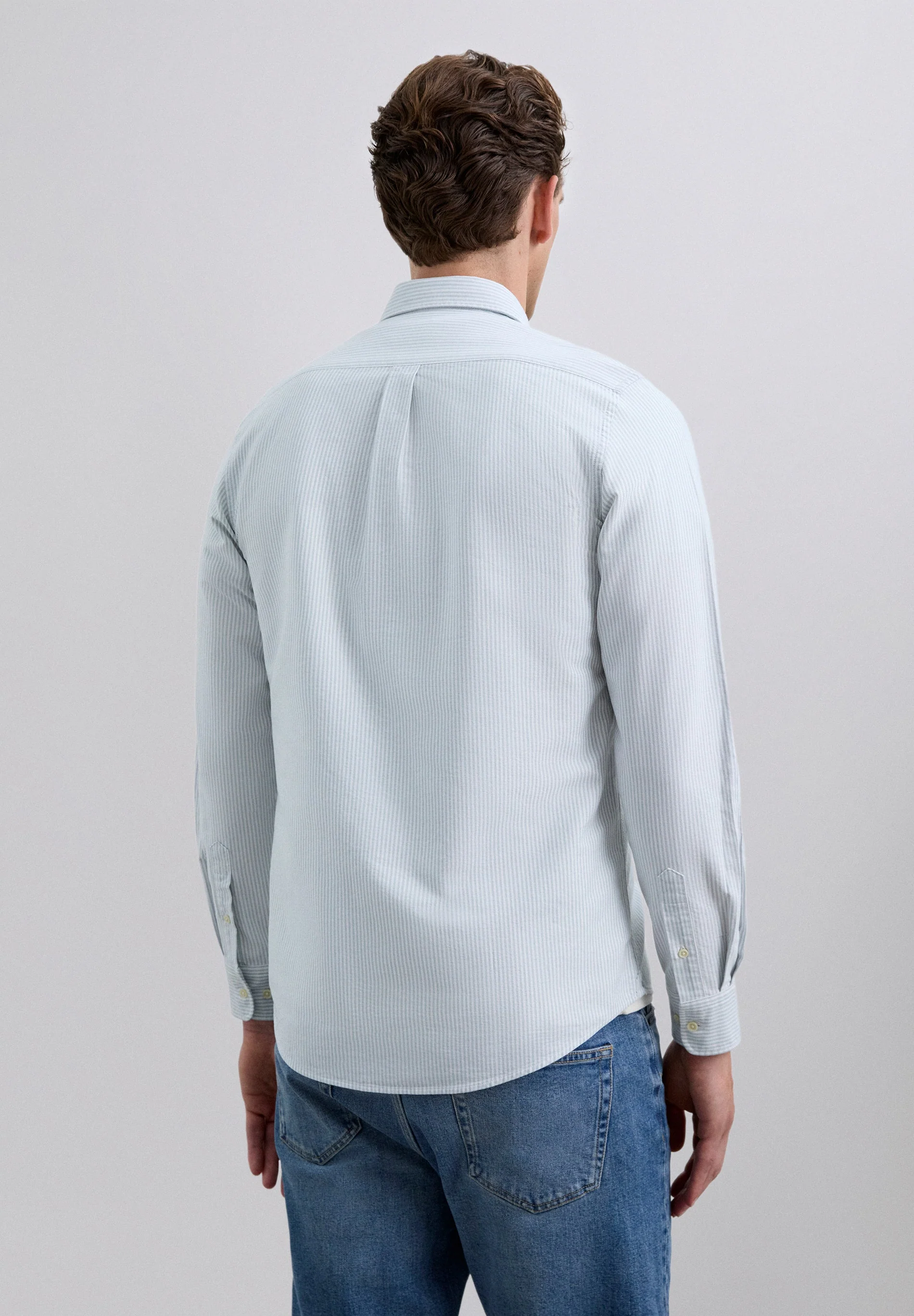 STRIPED OXFORD SHIRT - Image 3
