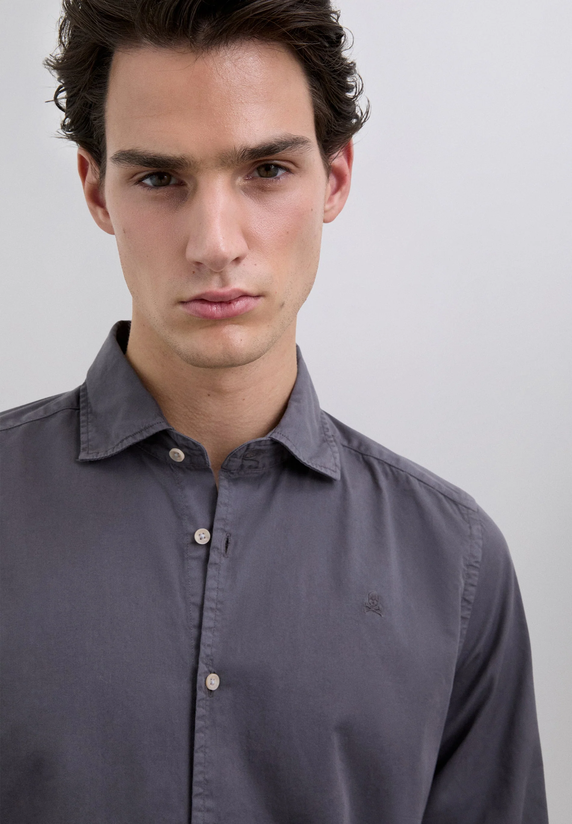 REGULAR FIT EMBROIDERED SHIRT - Image 3