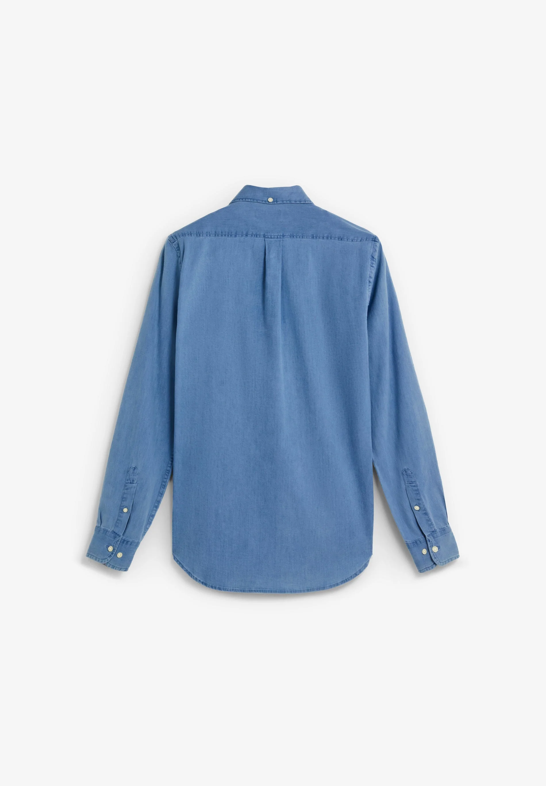 DENIM SHIRT WITH CONTRAST EMBROIDERY - Image 6