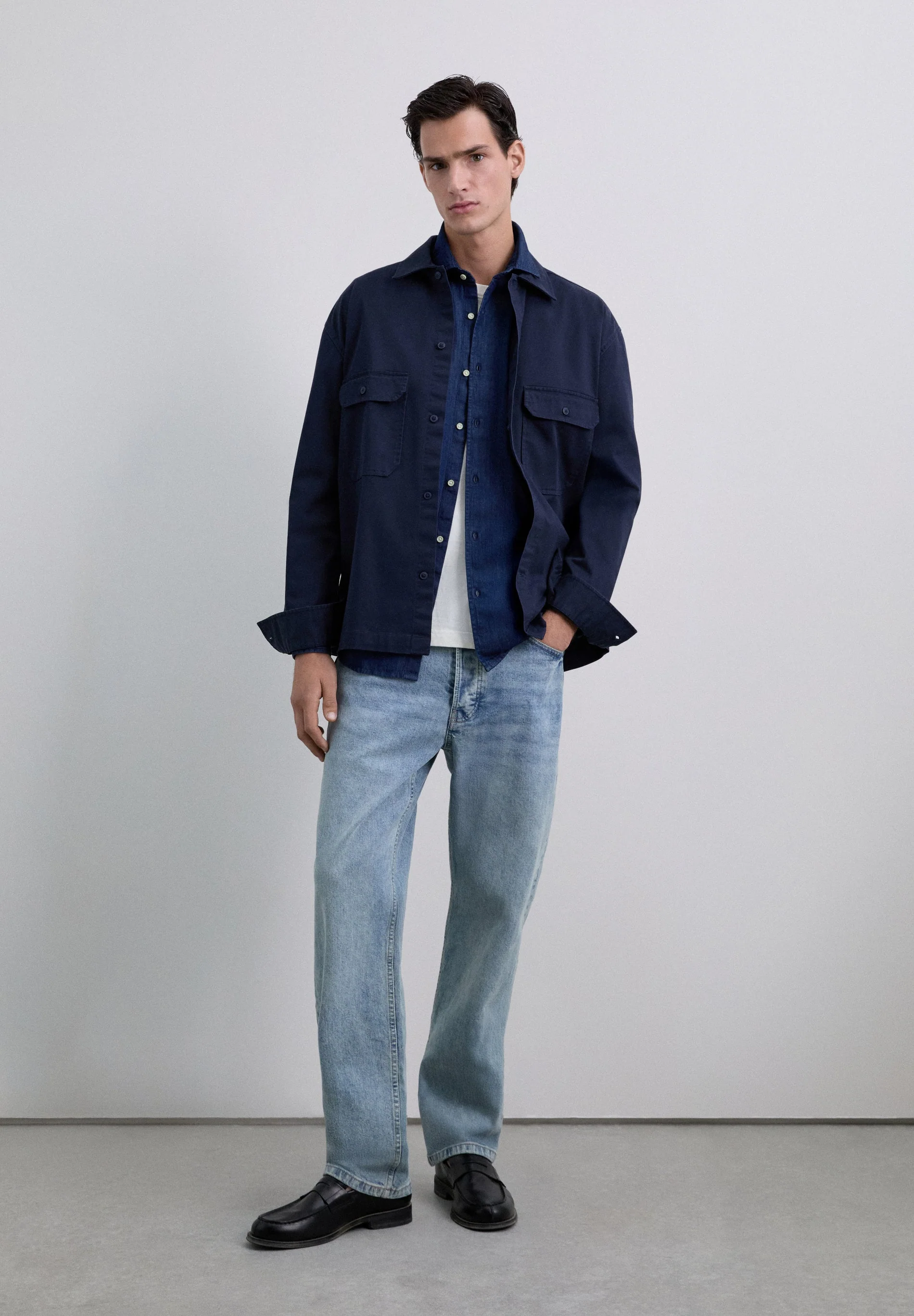 DENIM COTTON SHIRT - Image 2