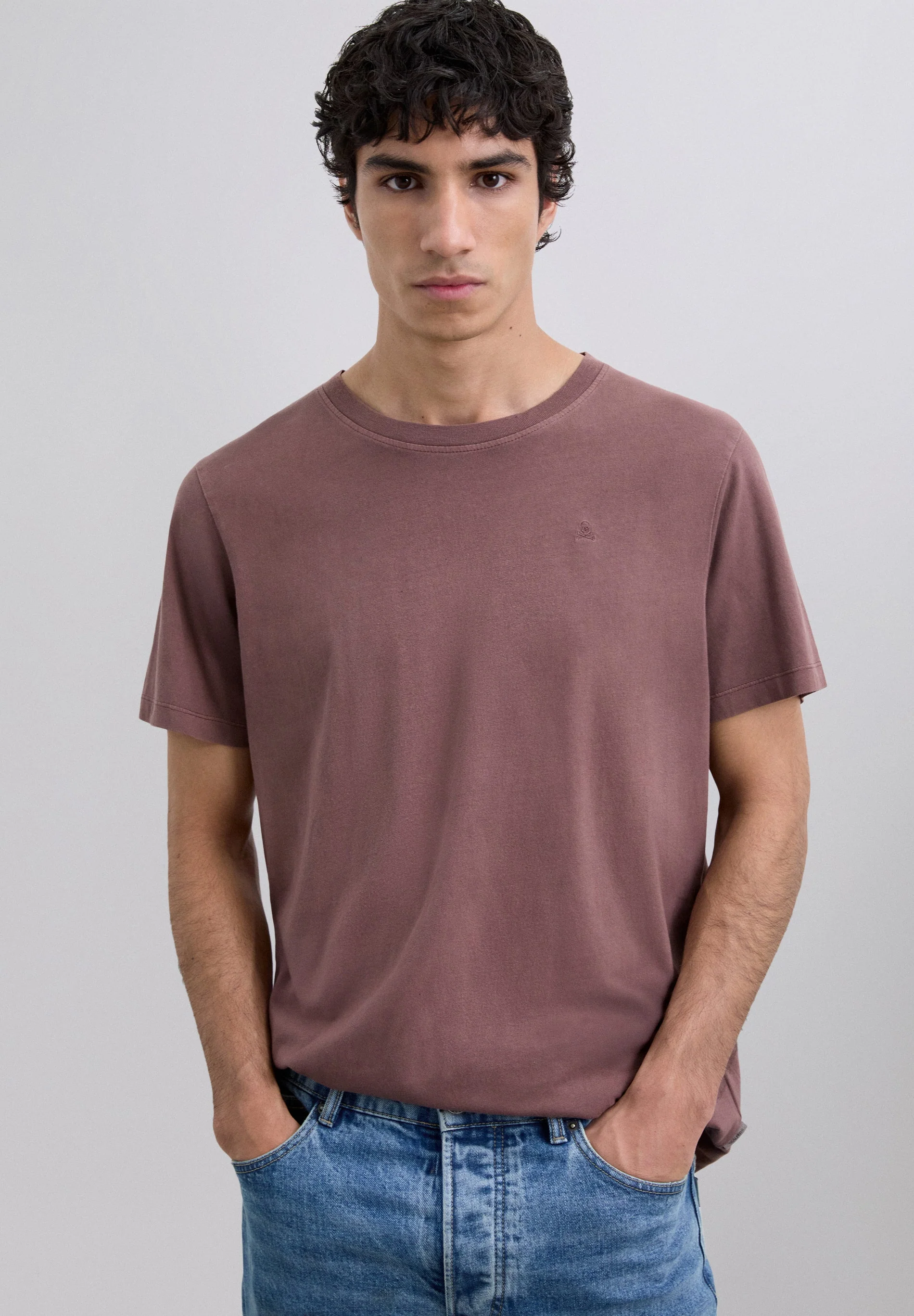 T-SHIRT WITH MATCHING EMBROIDERED SKULL - Image 2