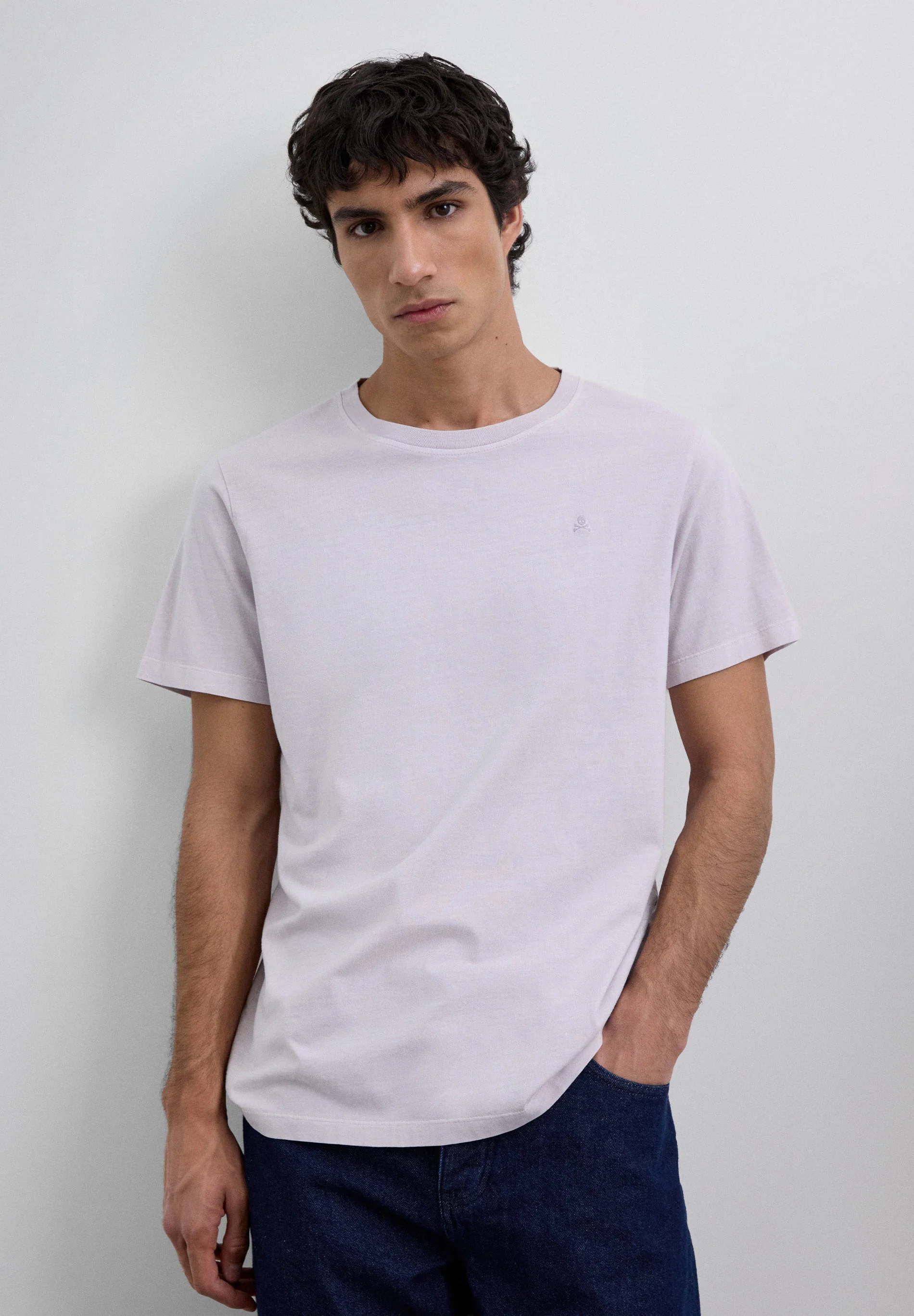 T-SHIRT WITH MATCHING EMBROIDERED SKULL - Image 2