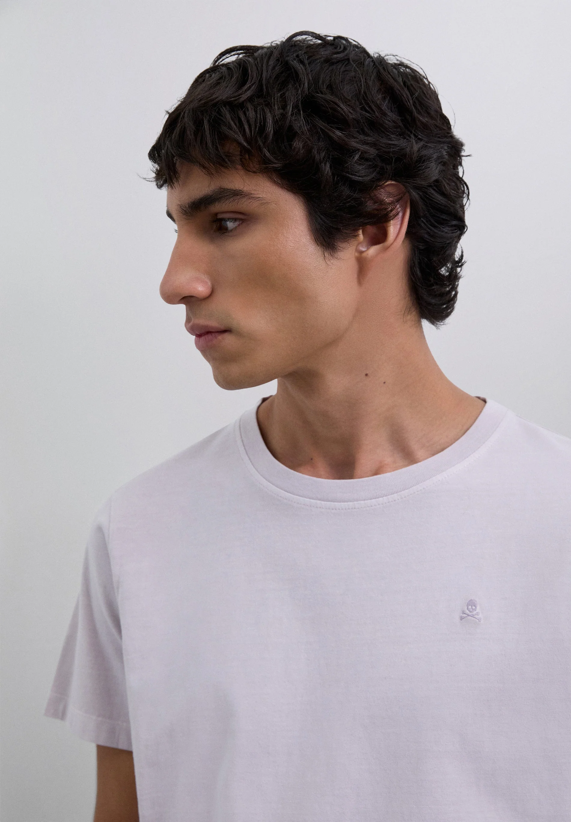 T-SHIRT WITH MATCHING EMBROIDERED SKULL - Image 3