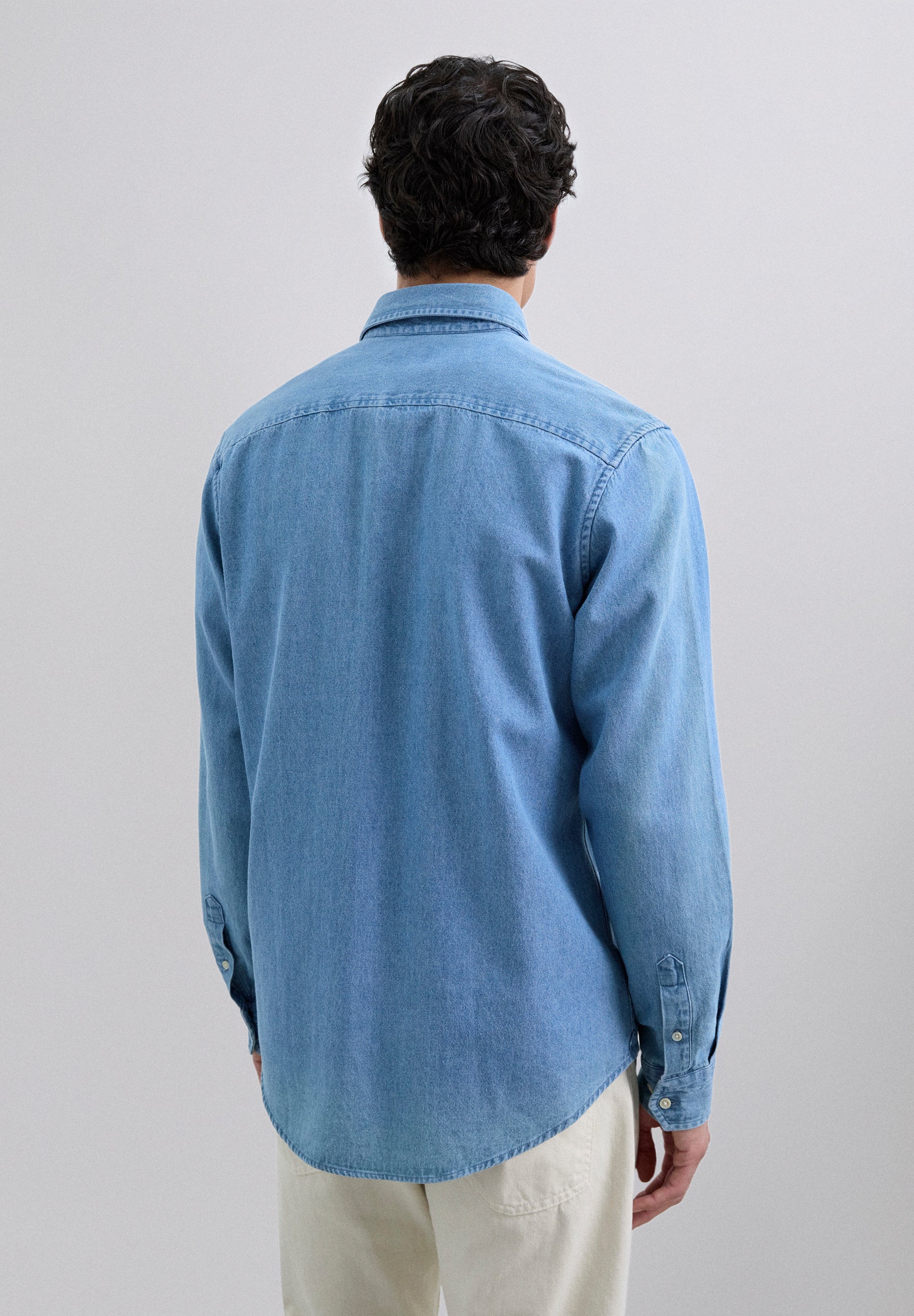 DENIM COTTON SHIRT - Image 4