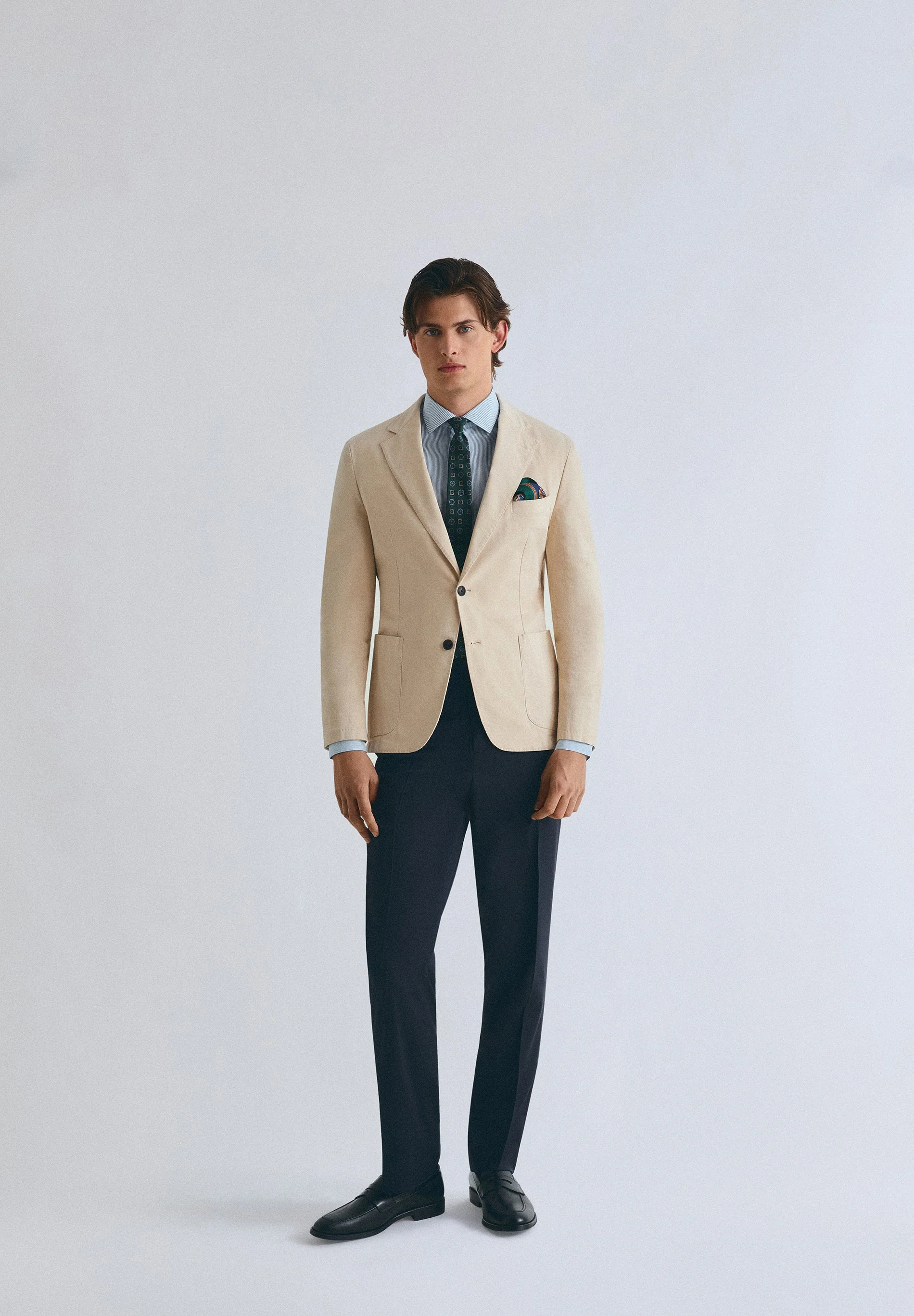 LIGHTWEIGHT COTTON BLAZER - Image 2