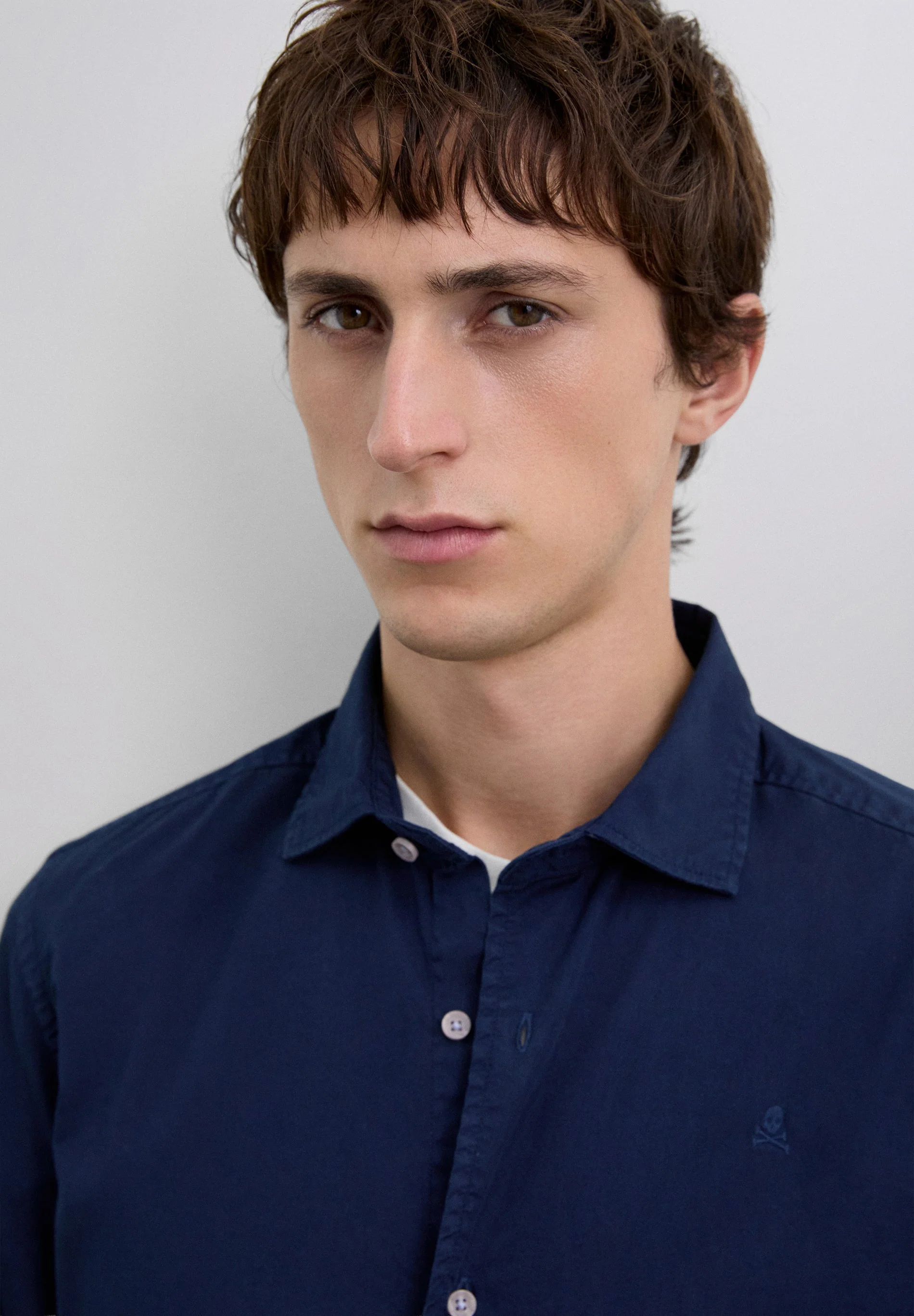 SHIRT WITH EMBROIDERED SKULL - Image 3