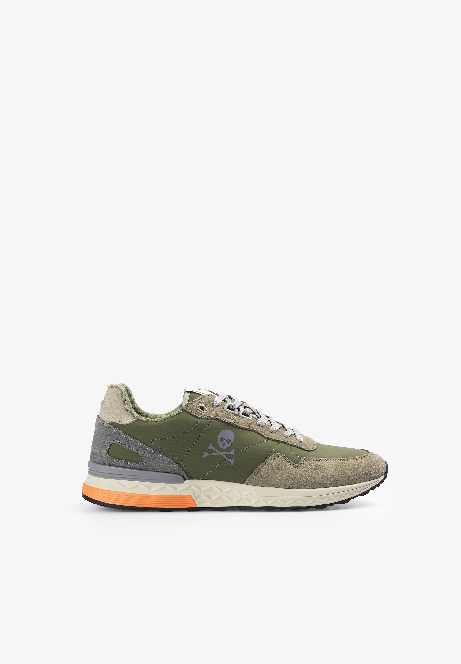 SUEDE SNEAKERS WITH SKULL