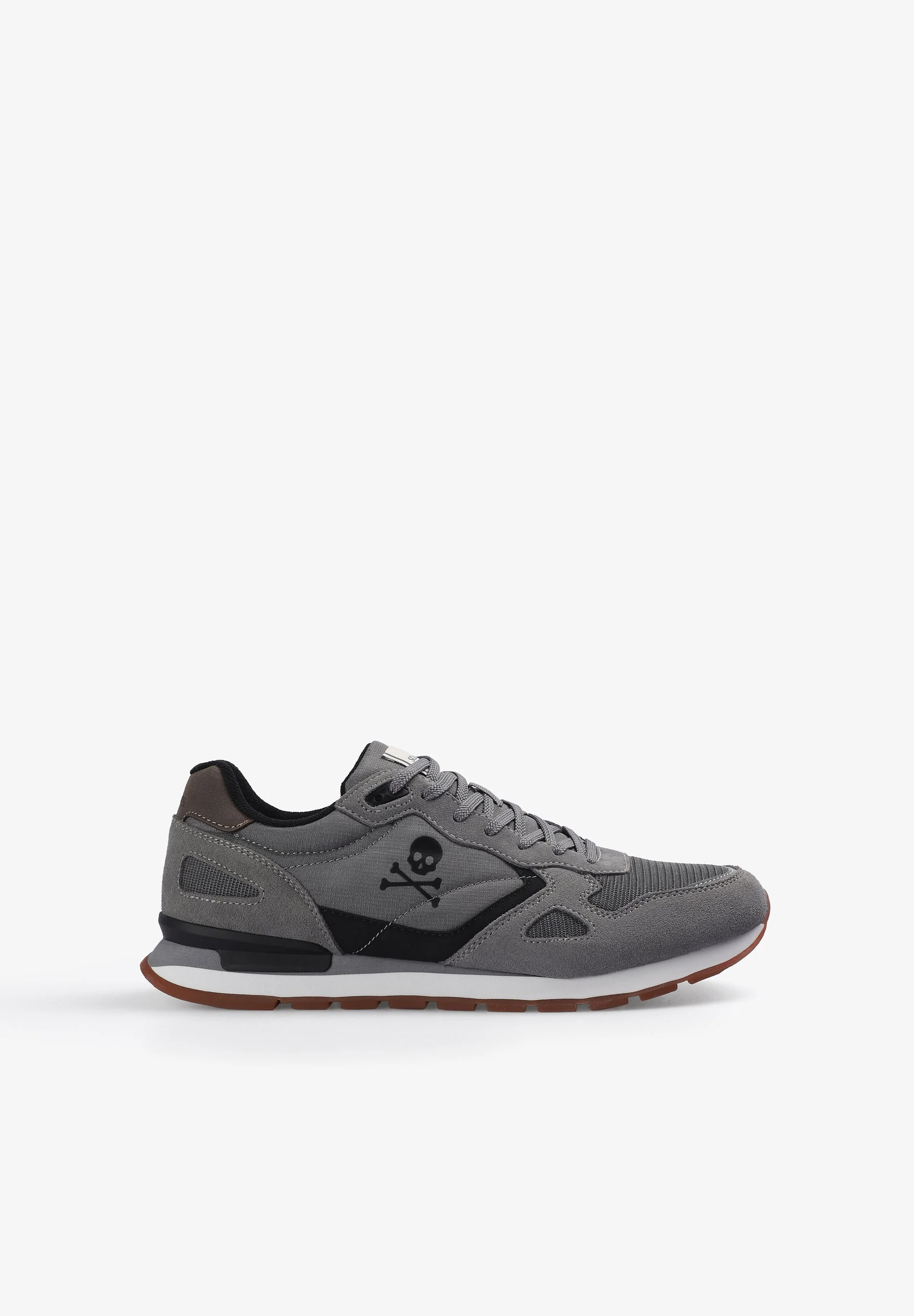 LEATHER SKULL SNEAKERS