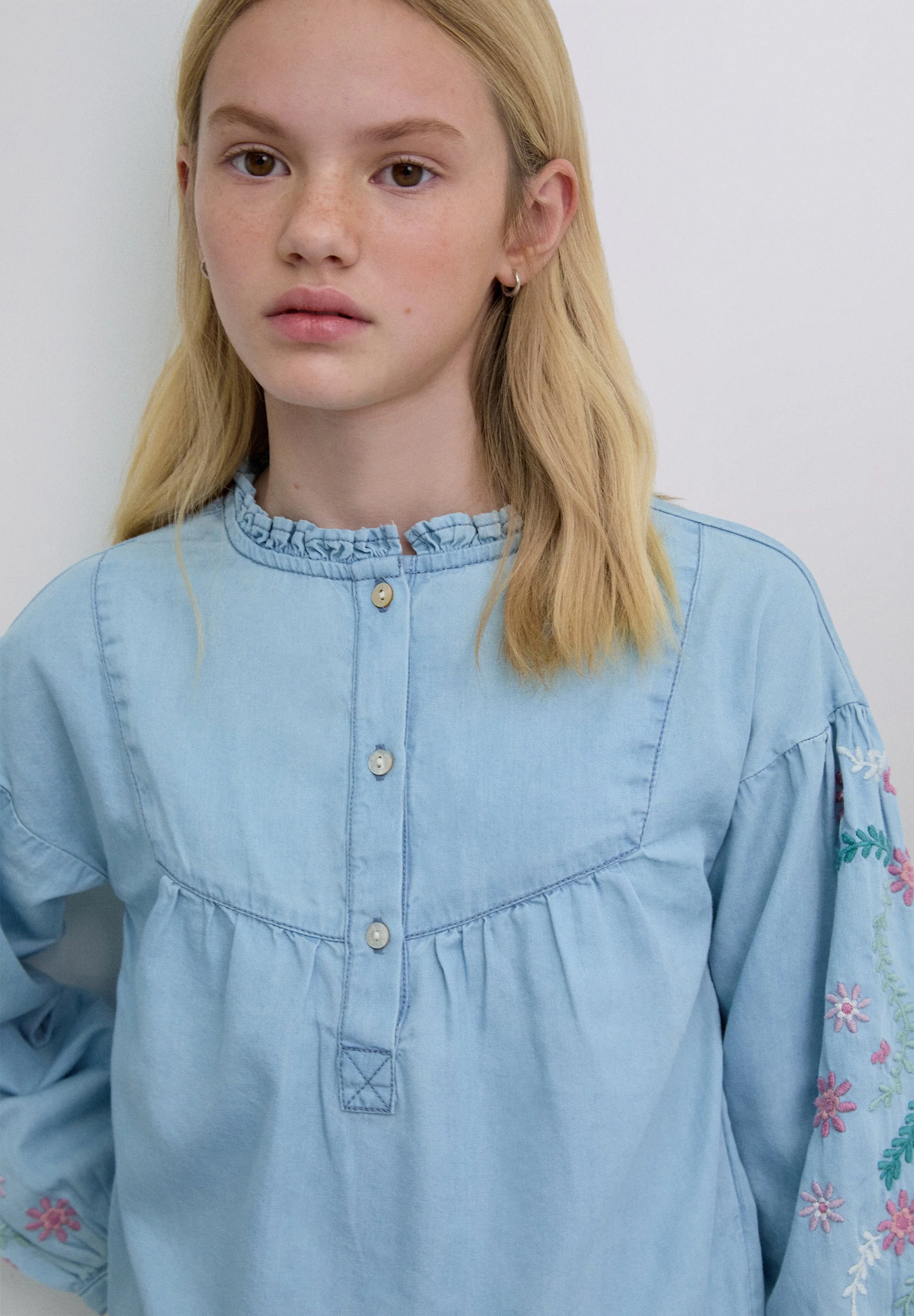 SCDENIMEMBBLOUSE GIRLS - Image 3