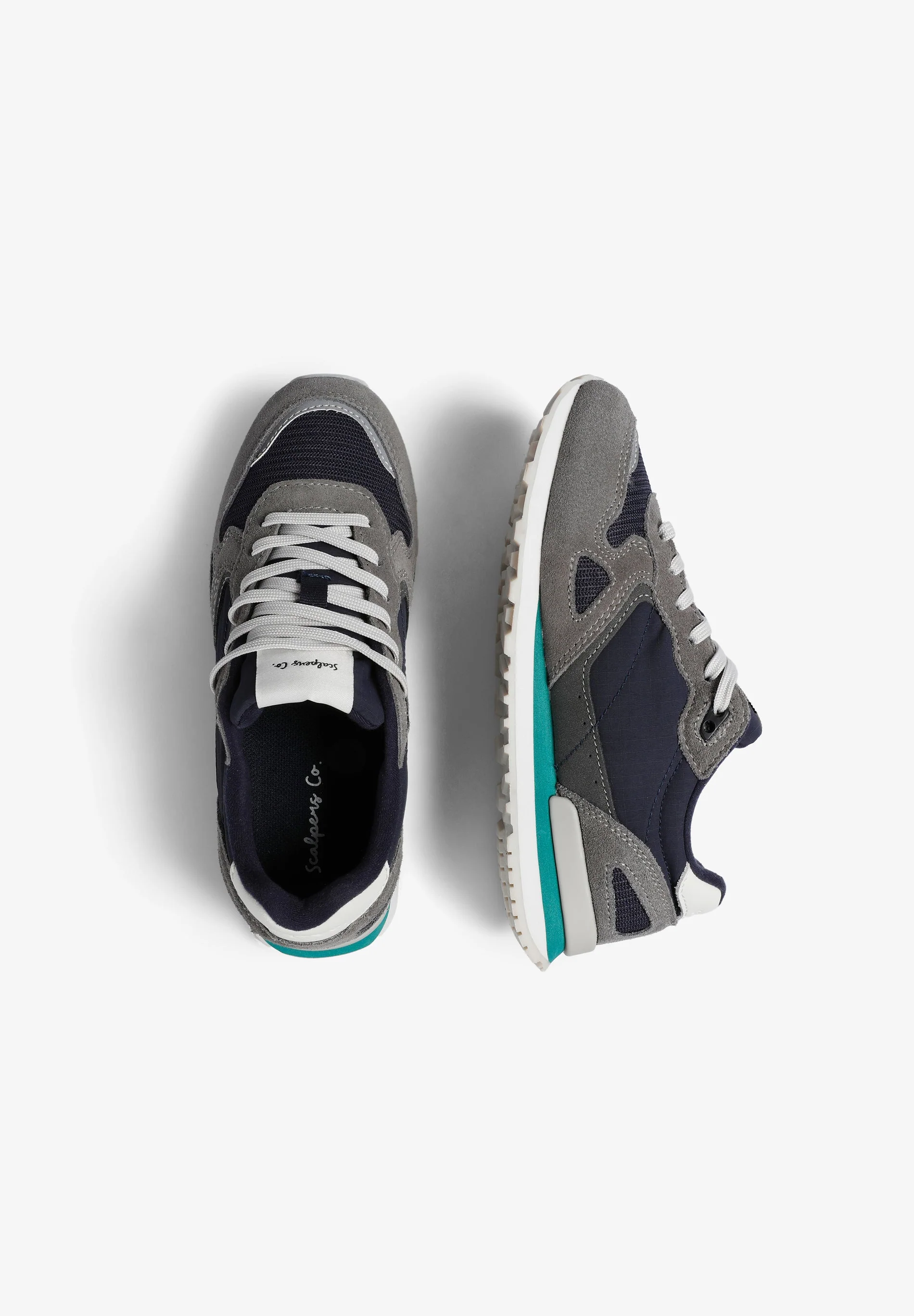 LEATHER SNEAKERS WITH SIDE SKULL - Image 4