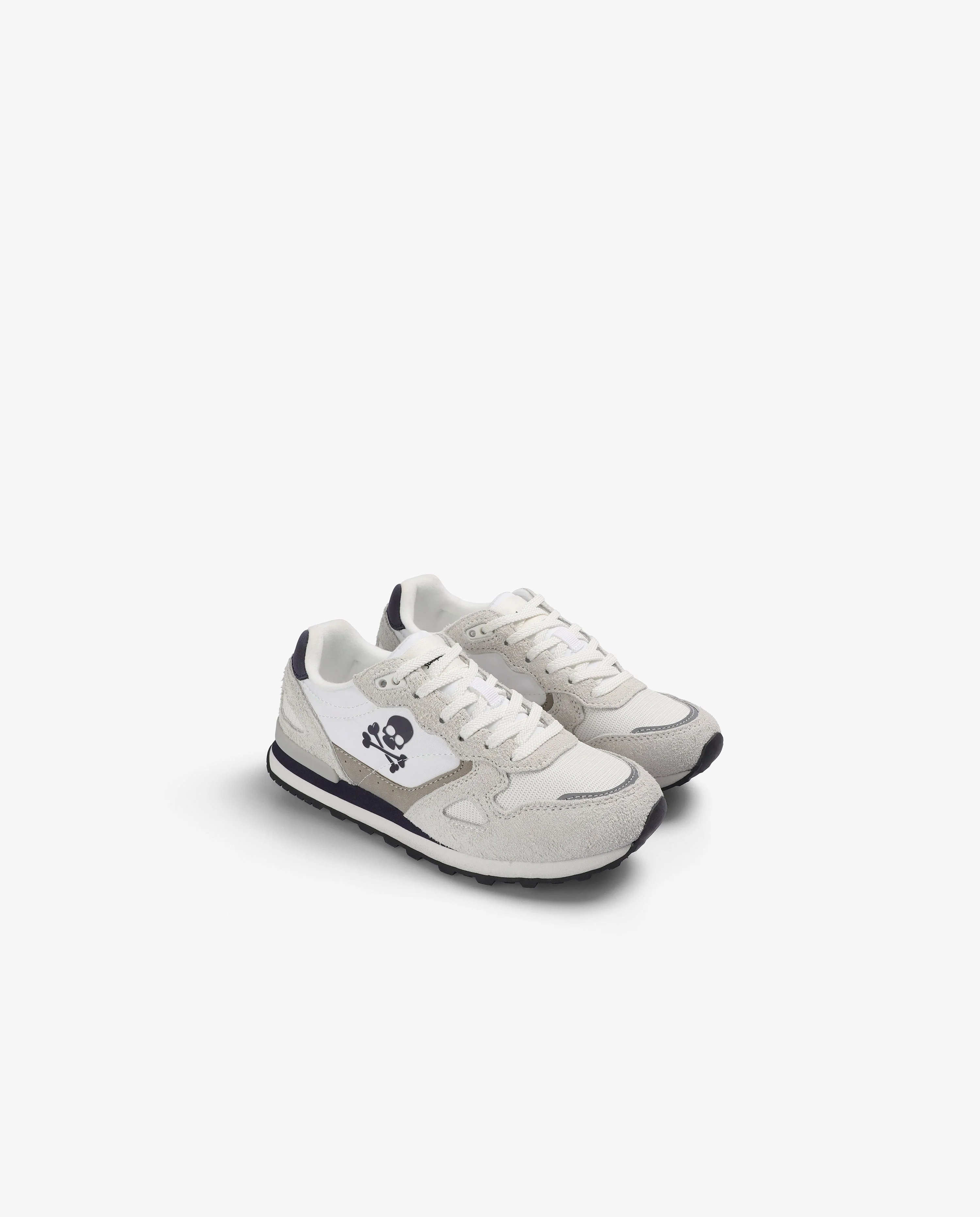 LEATHER SNEAKERS WITH SIDE SKULL - Image 2