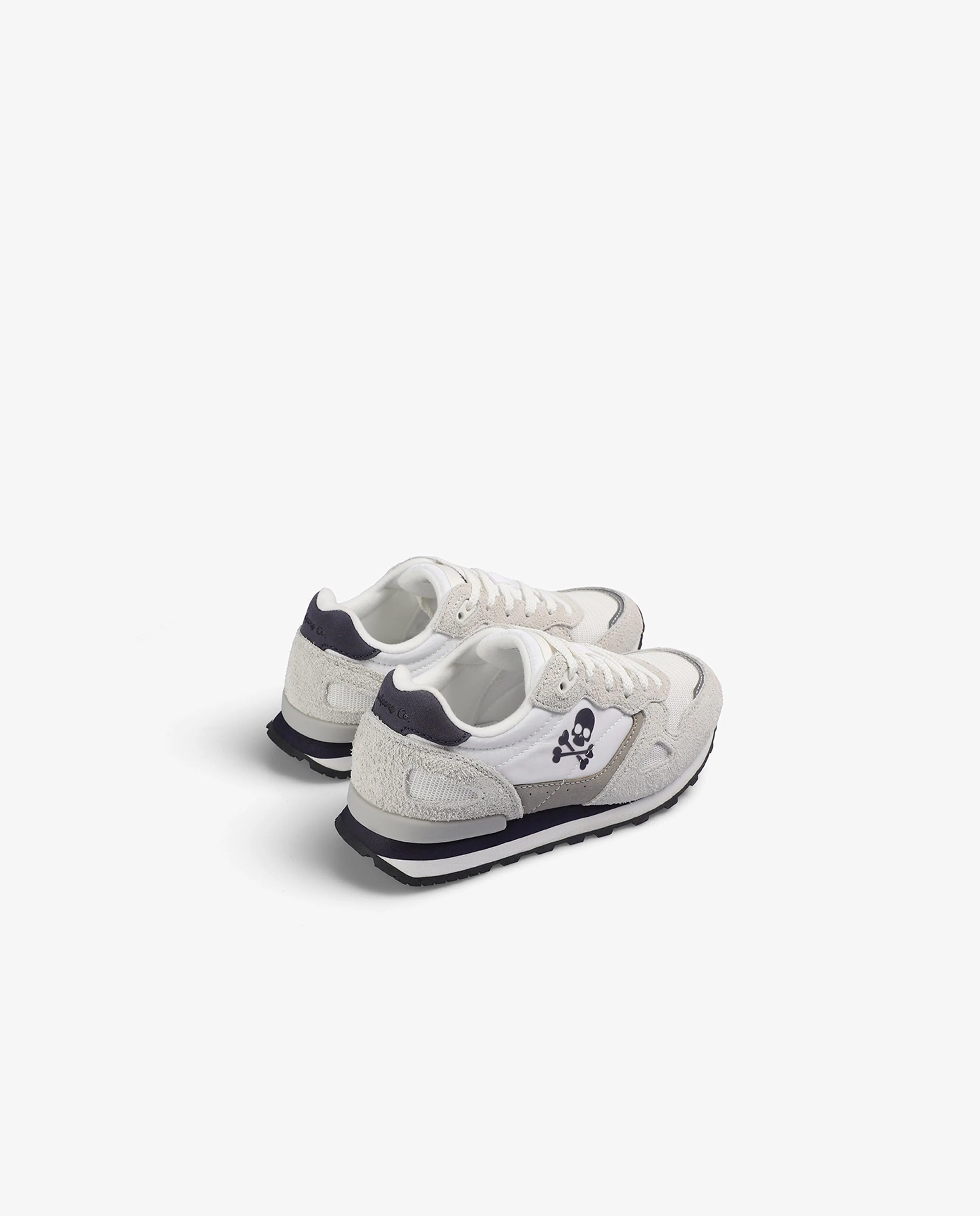 LEATHER SNEAKERS WITH SIDE SKULL - Image 3