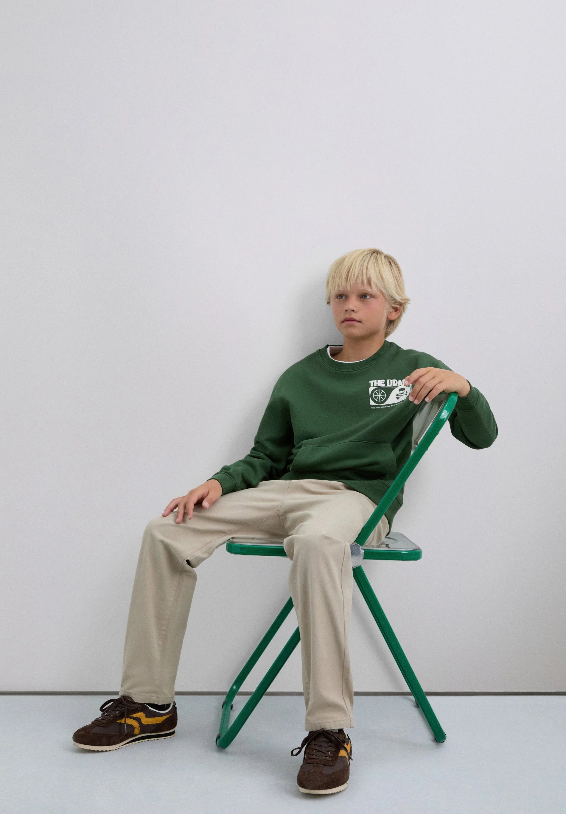 BASKETBALL PRINT SWEATSHIRT - Image 7