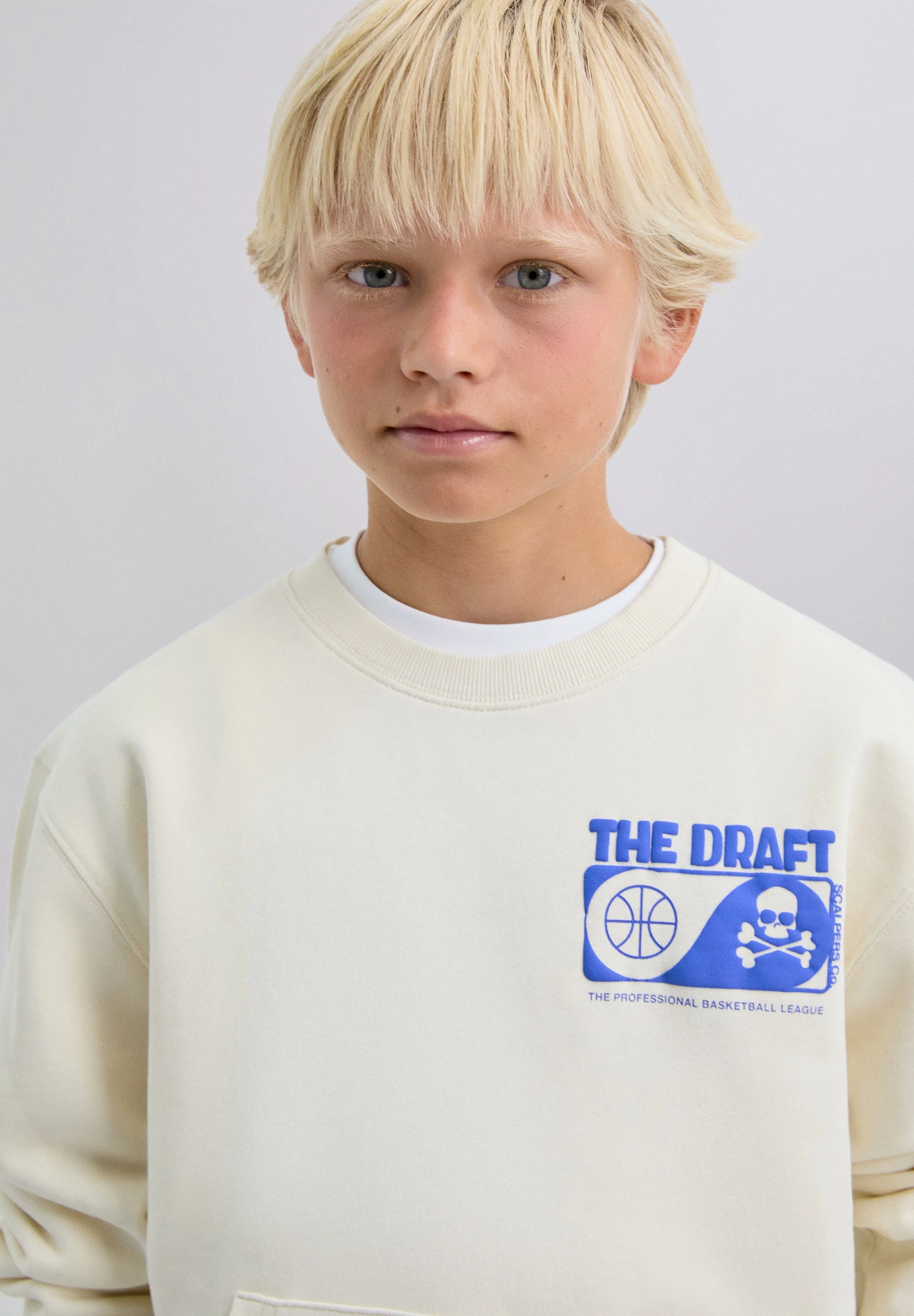 BASKETBALL PRINT SWEATSHIRT - Image 2