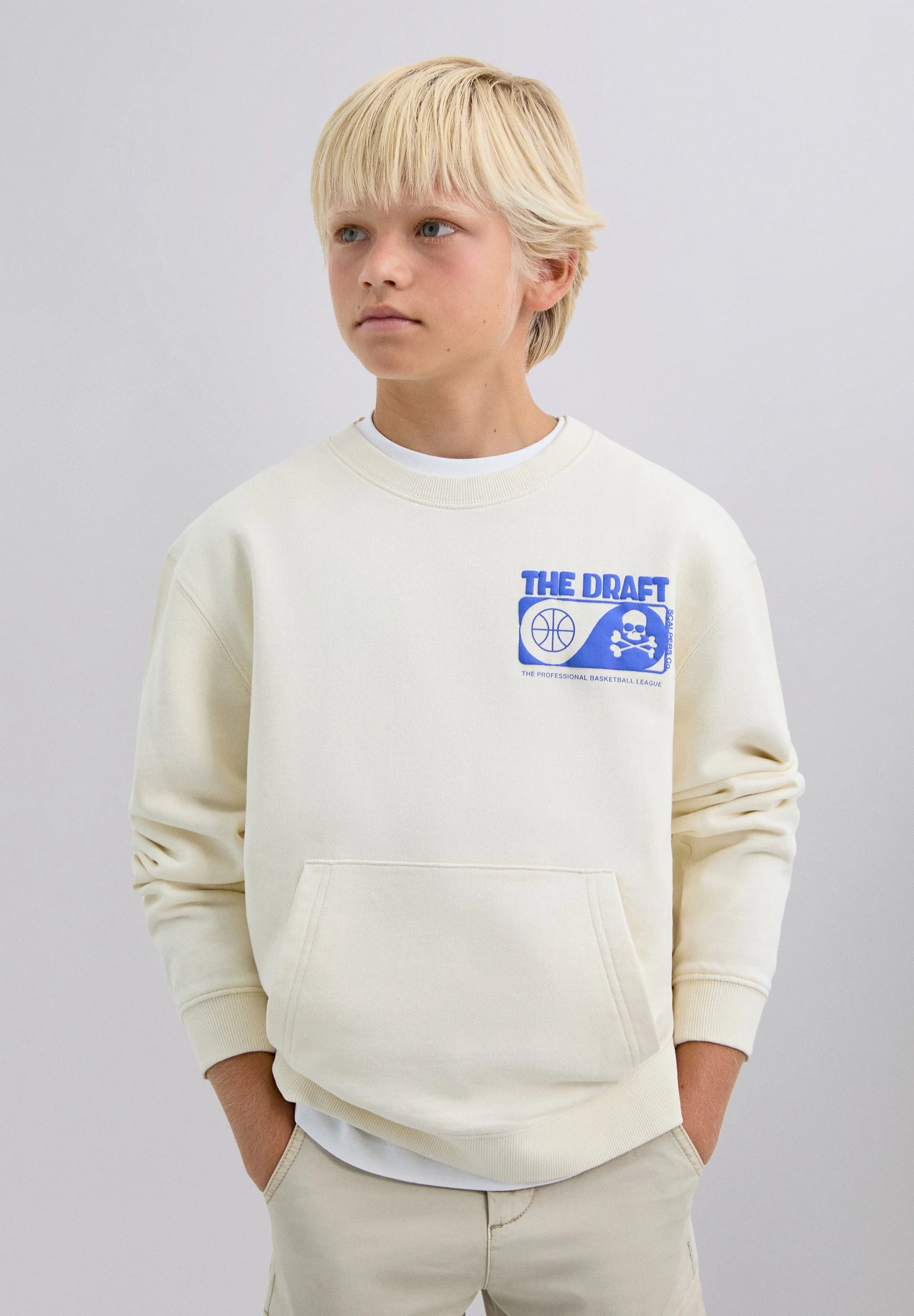 BASKETBALL PRINT SWEATSHIRT - Image 3