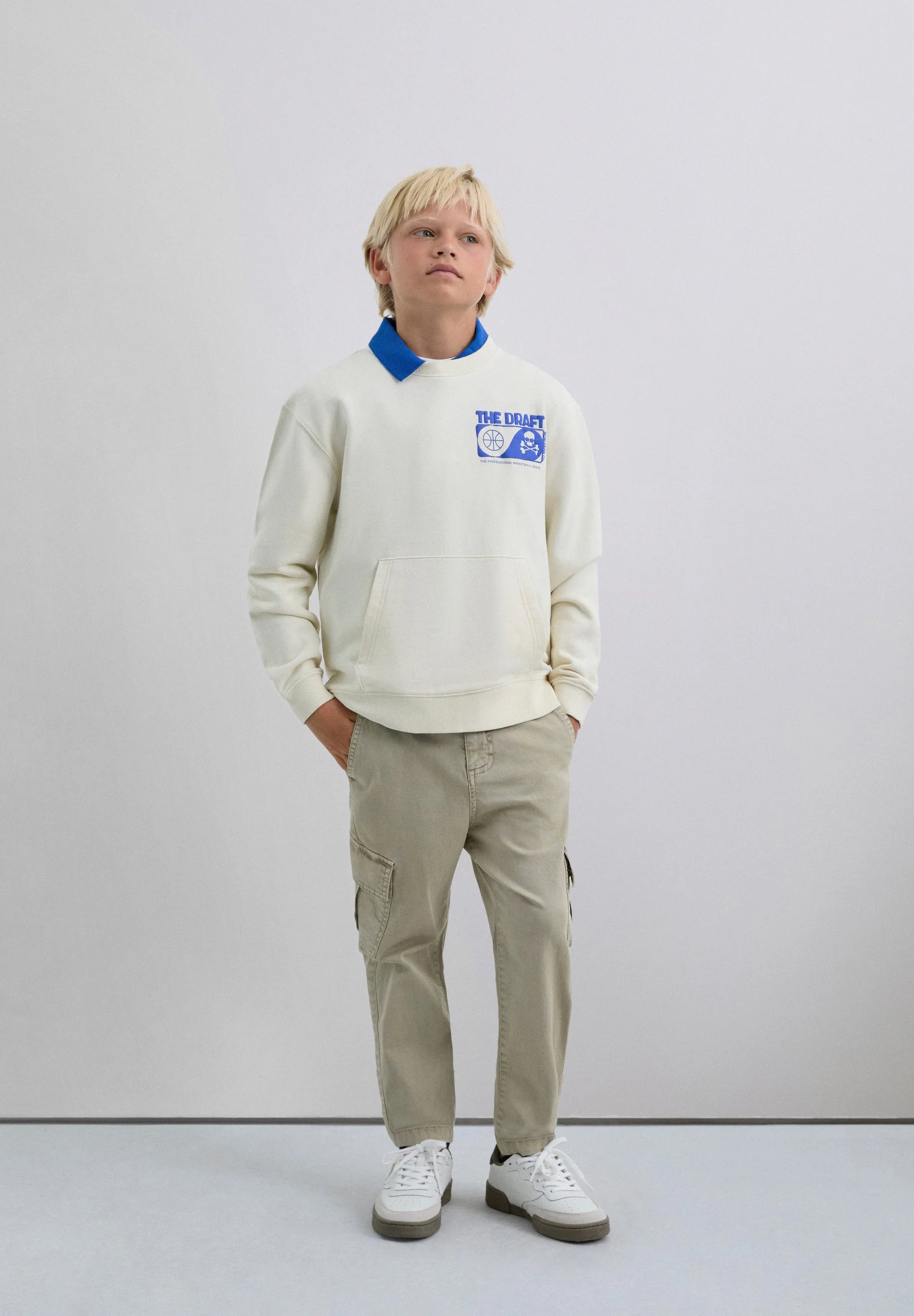 BASKETBALL PRINT SWEATSHIRT - Image 6