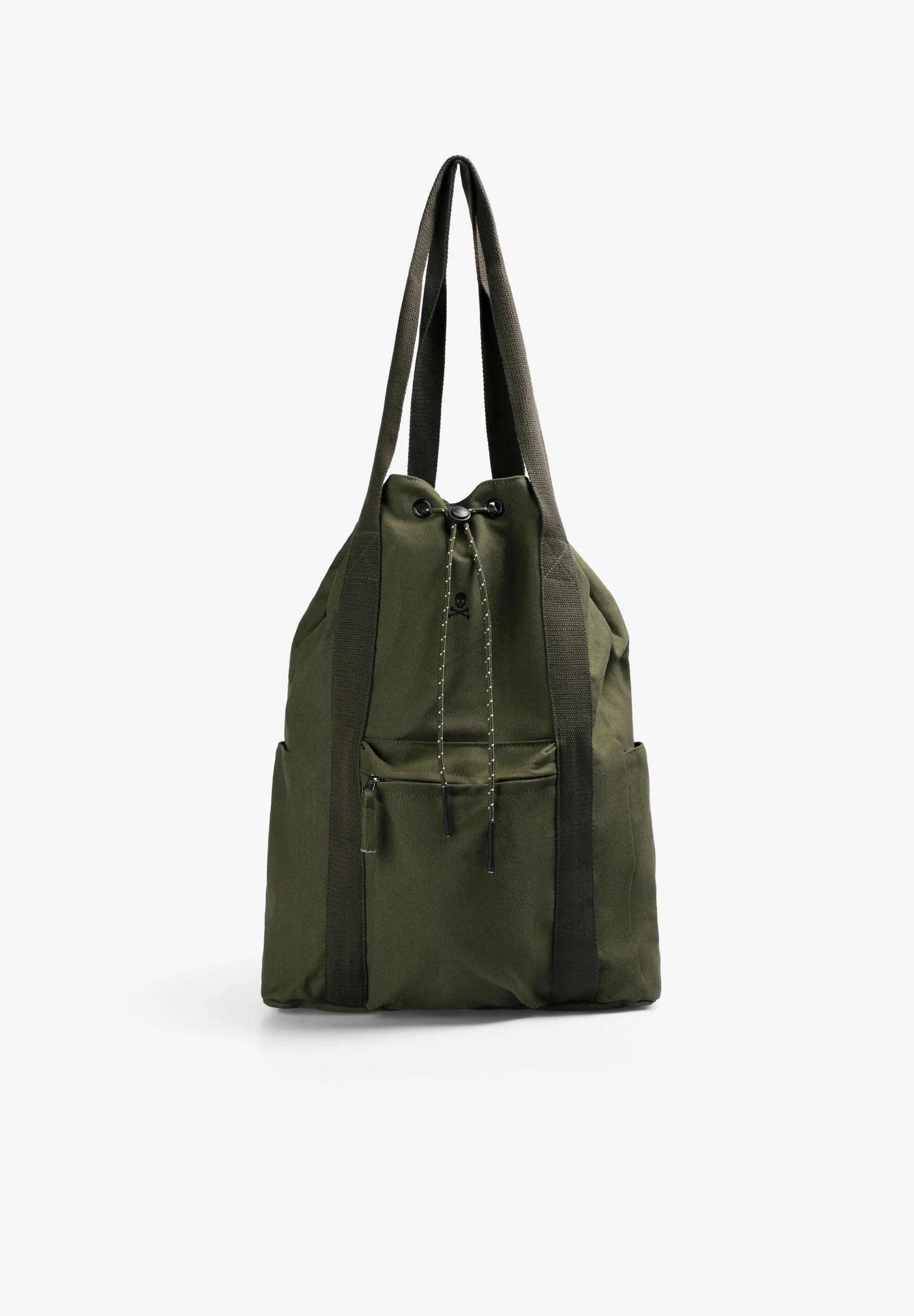 DOUBLE STRAP BAG WITH LOGO
