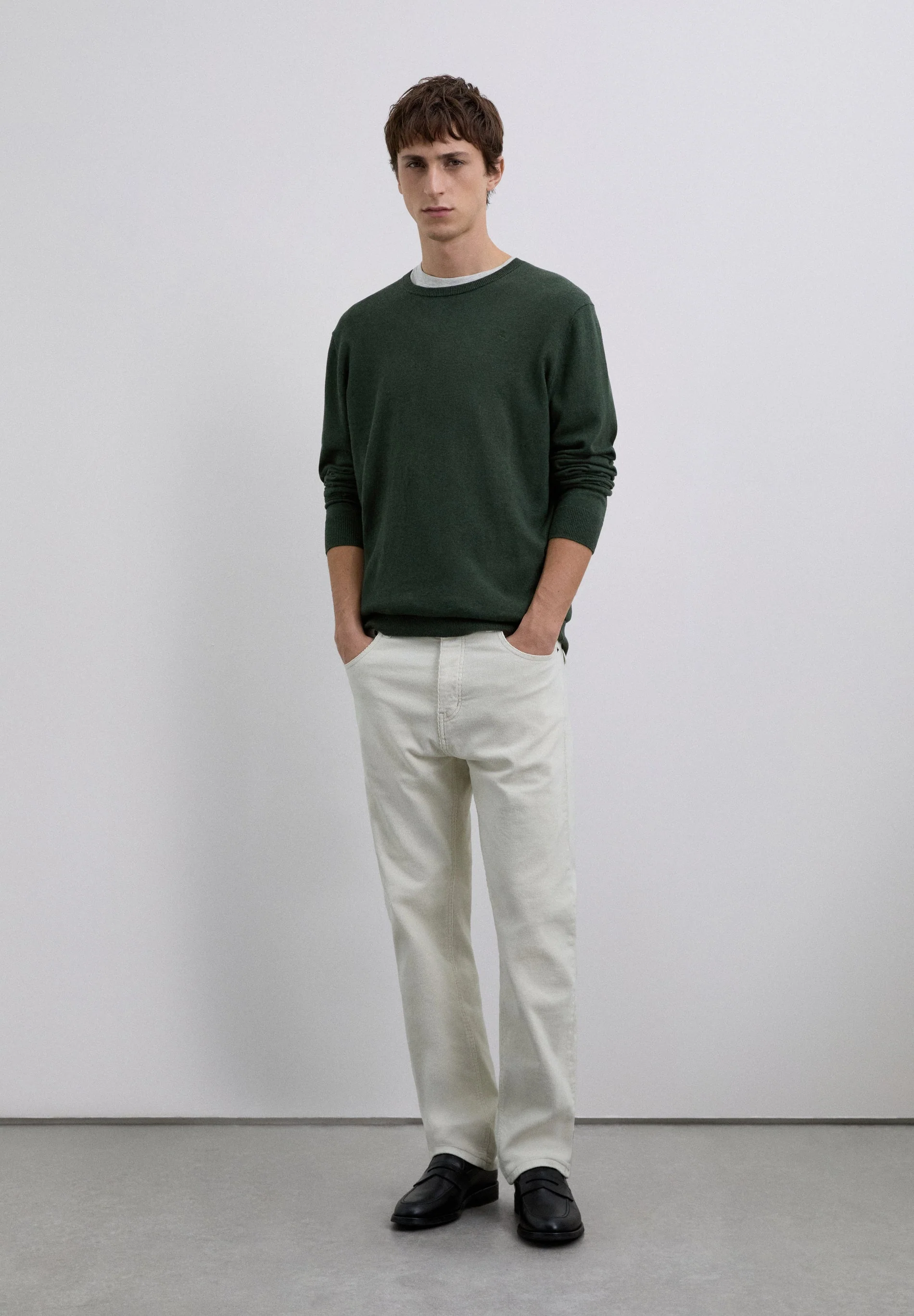 CASHMERE AND COTTON SWEATER - Image 2