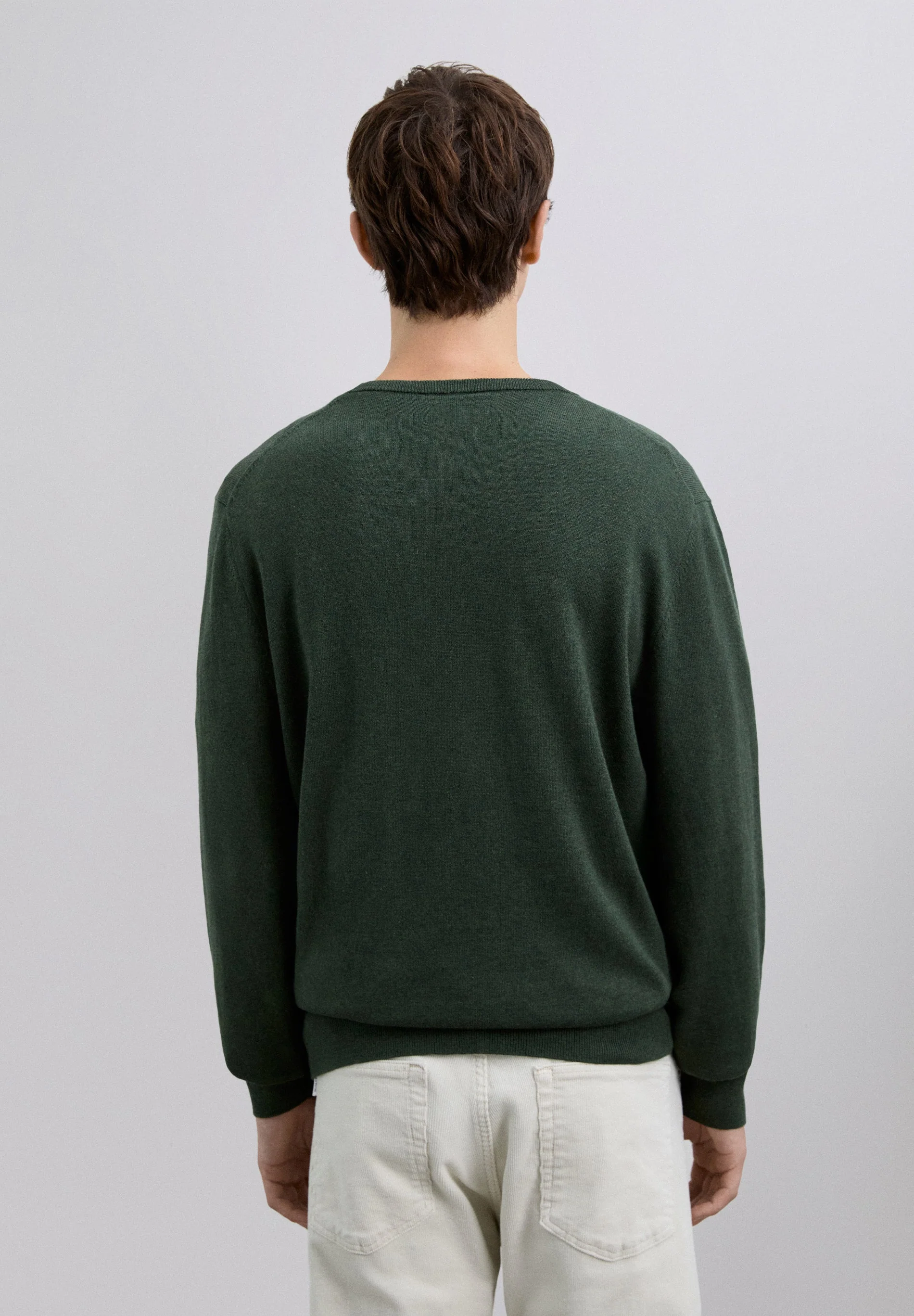 CASHMERE AND COTTON SWEATER - Image 4