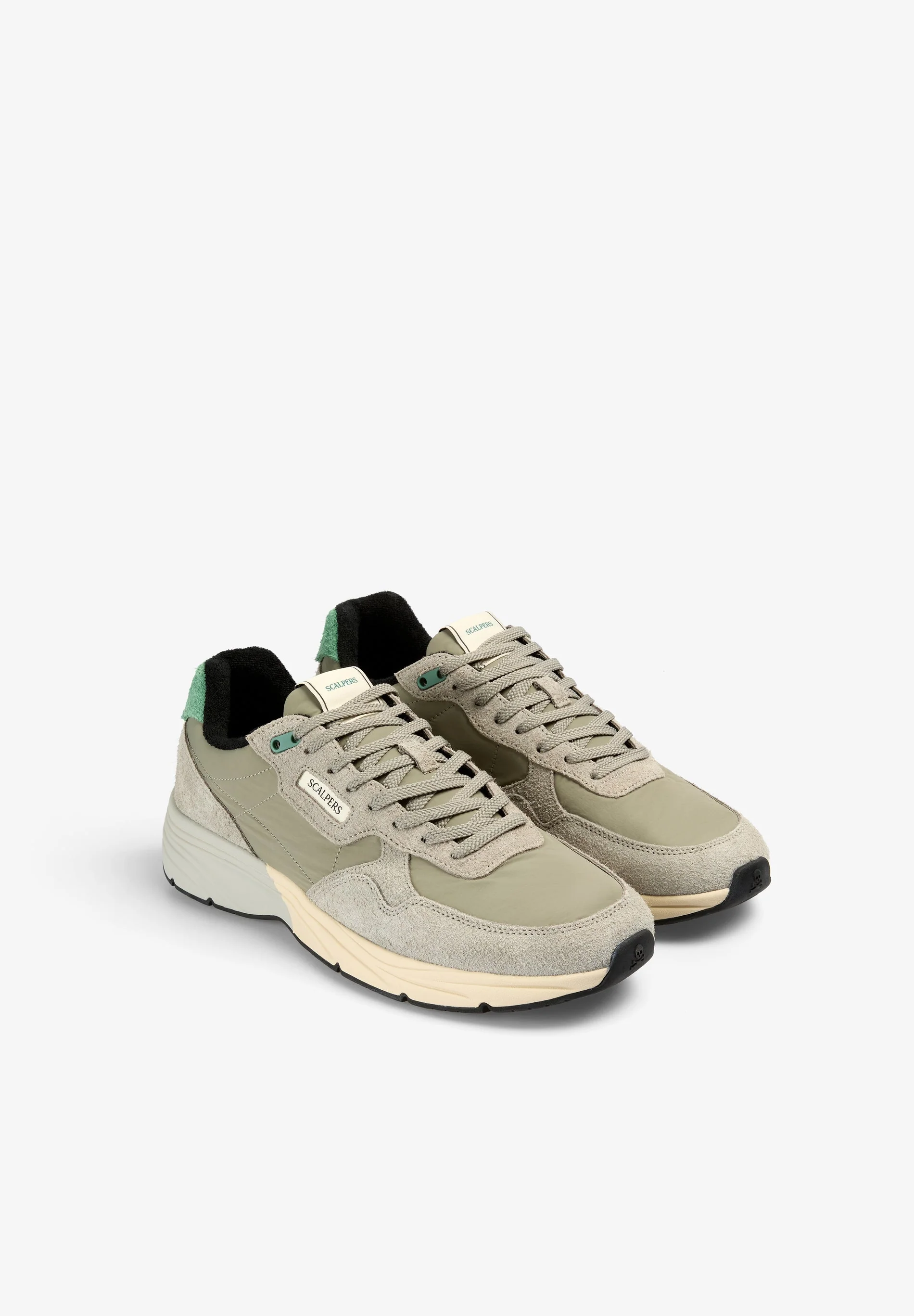CONTRAST SUEDE SNEAKERS - Image 2