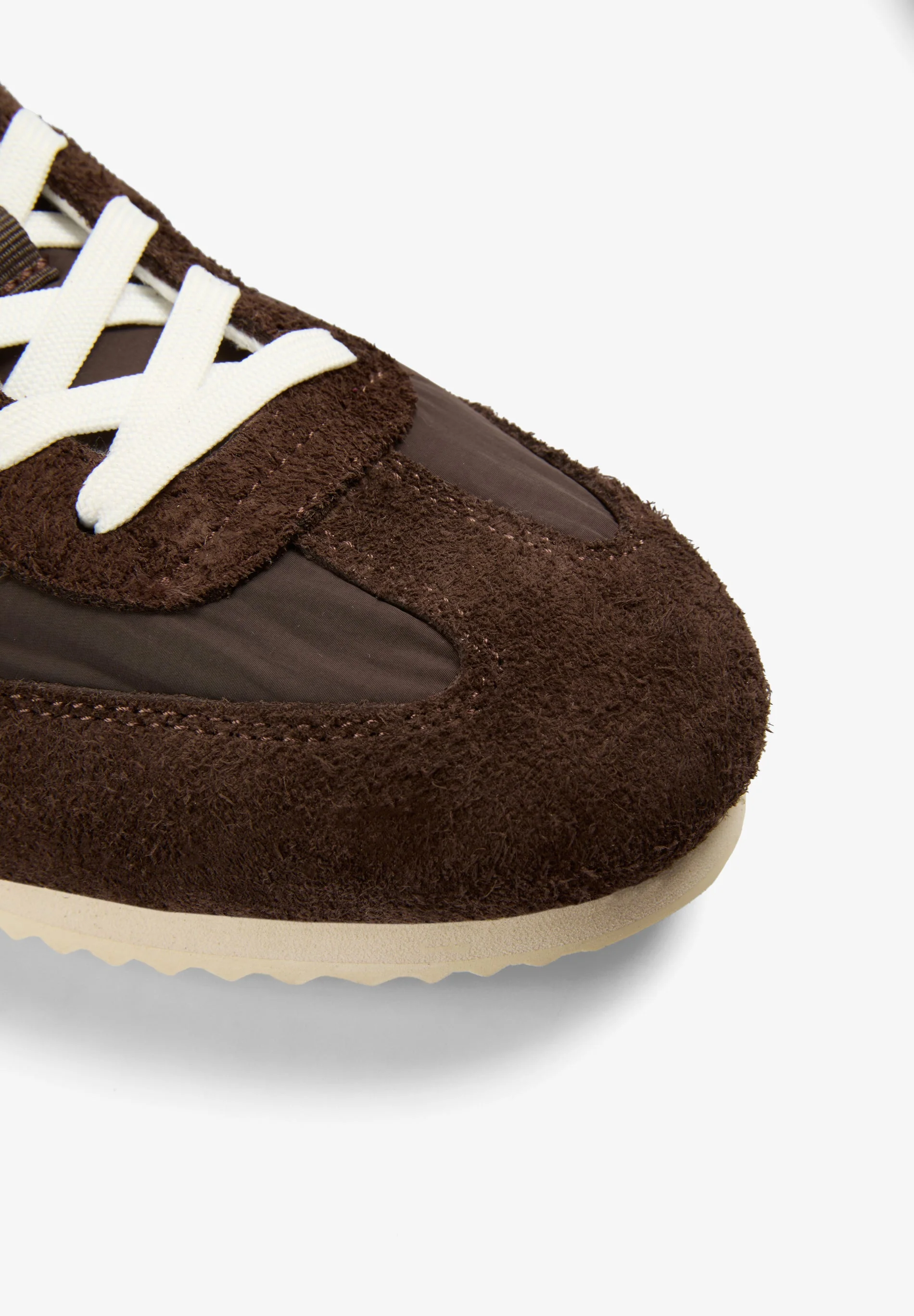 SUEDE COMBINATION RETRO SNEAKERS - Image 8