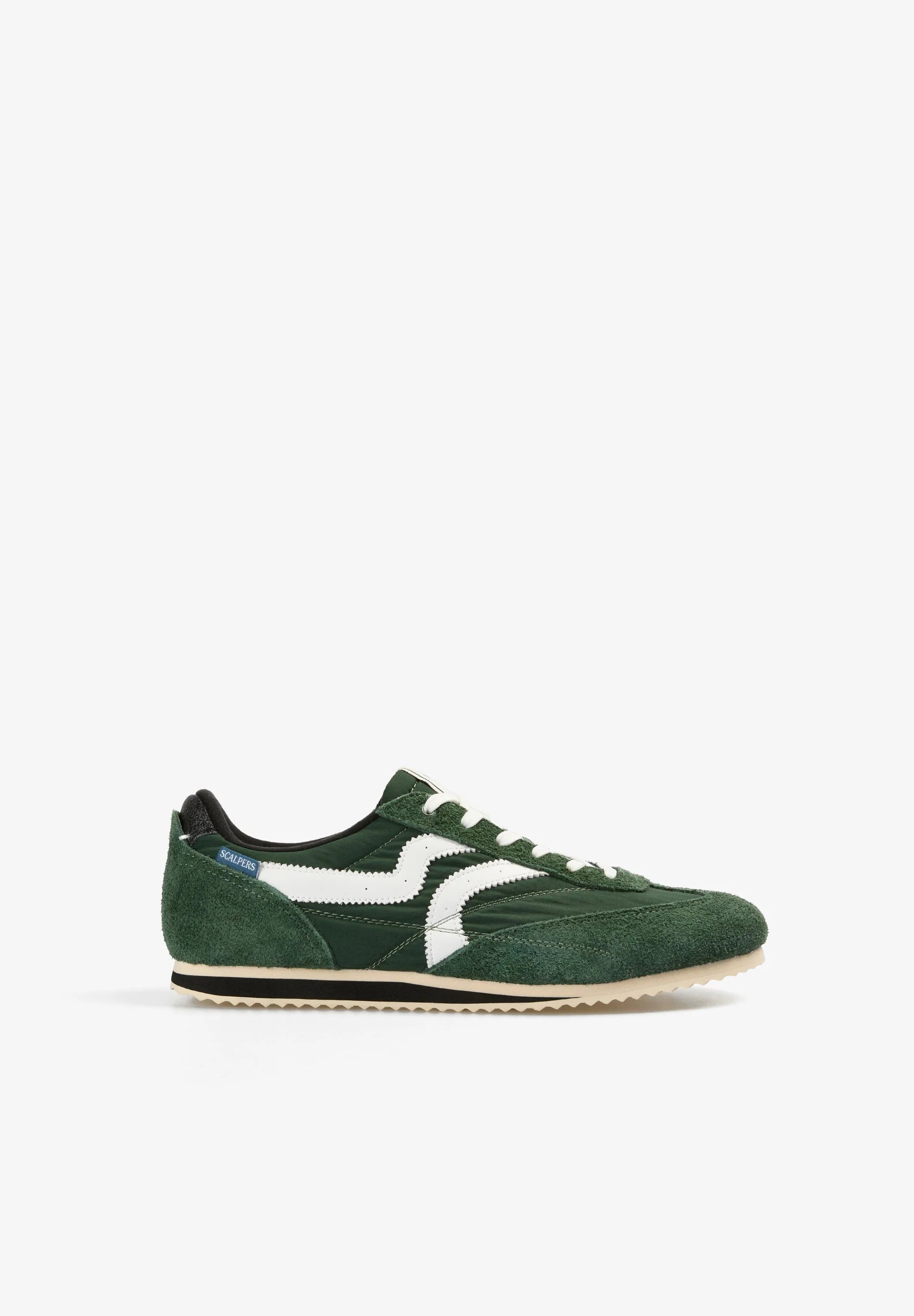SUEDE COMBINATION RETRO SNEAKERS - Image 2