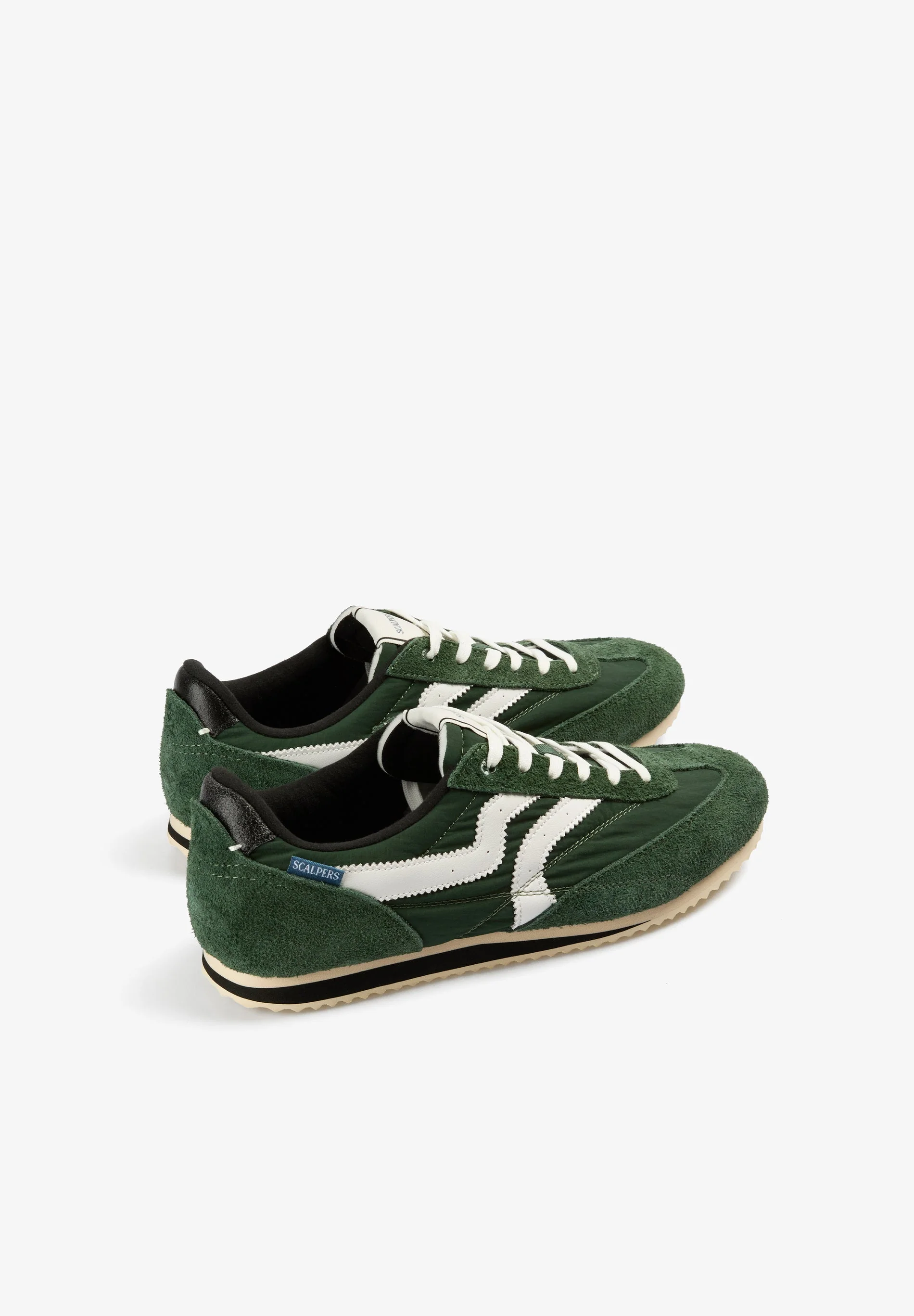 SUEDE COMBINATION RETRO SNEAKERS - Image 4