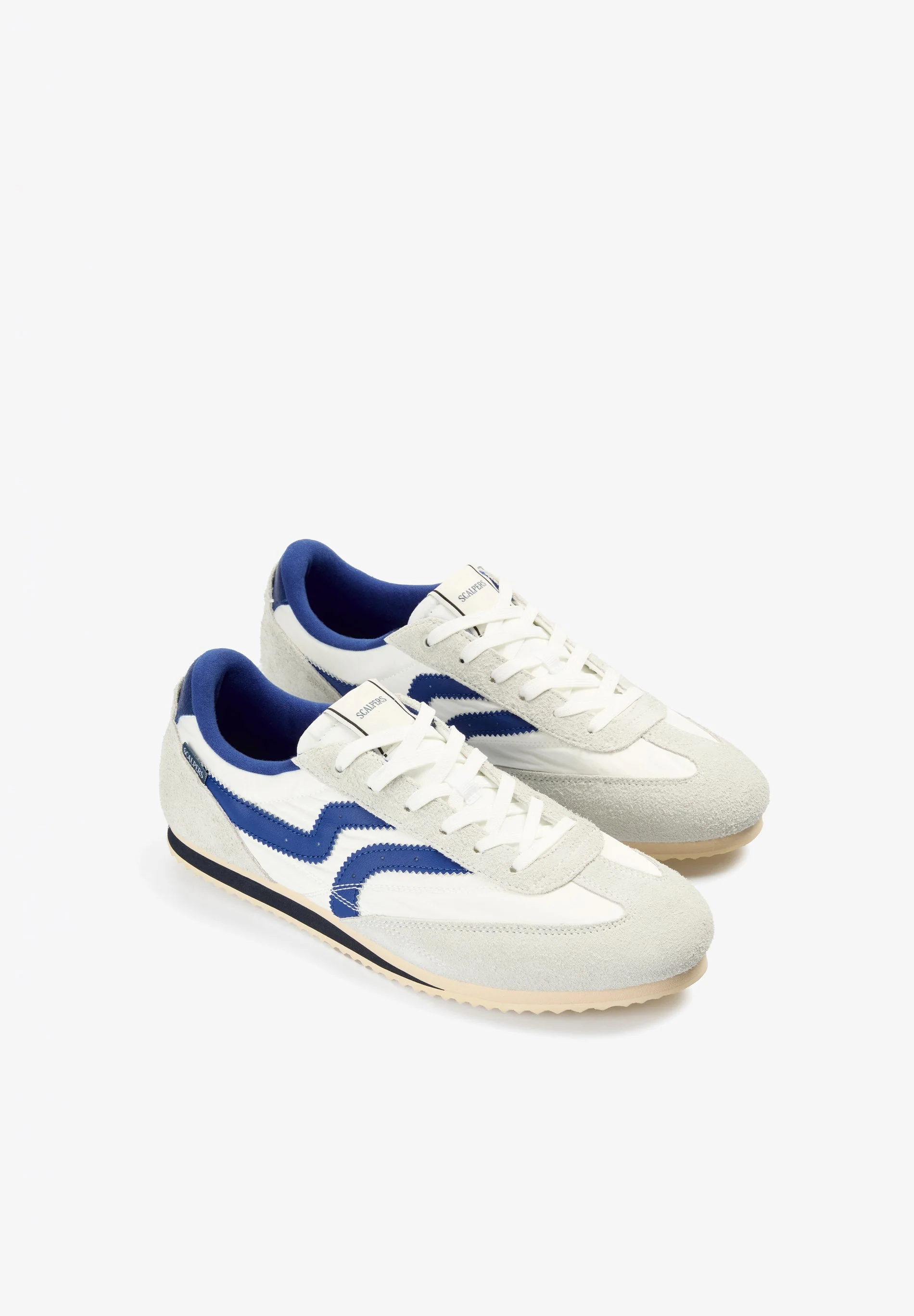 SUEDE COMBINATION RETRO SNEAKERS - Image 2