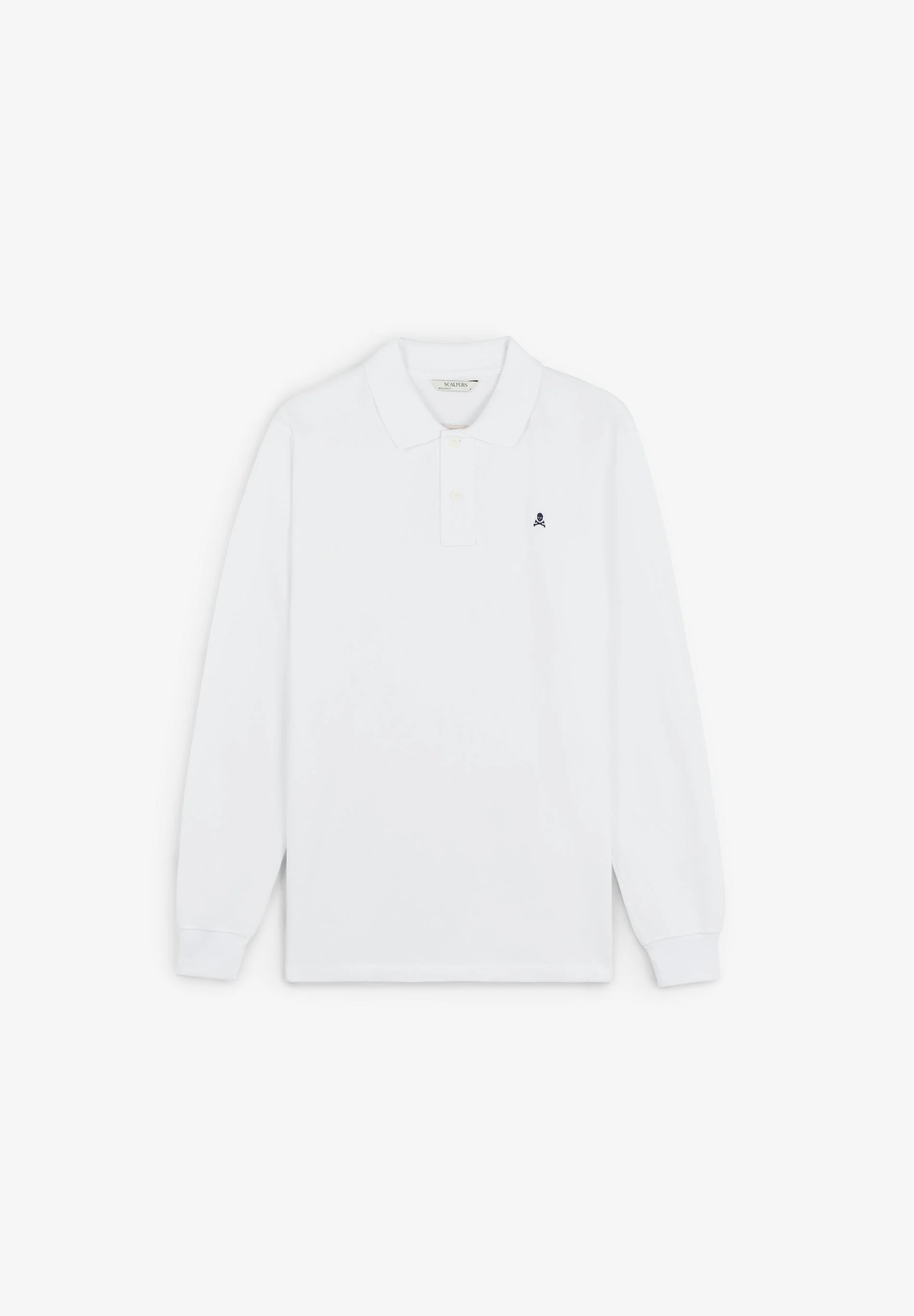 LONG SLEEVE COTTON POLO SHIRT - Image 5