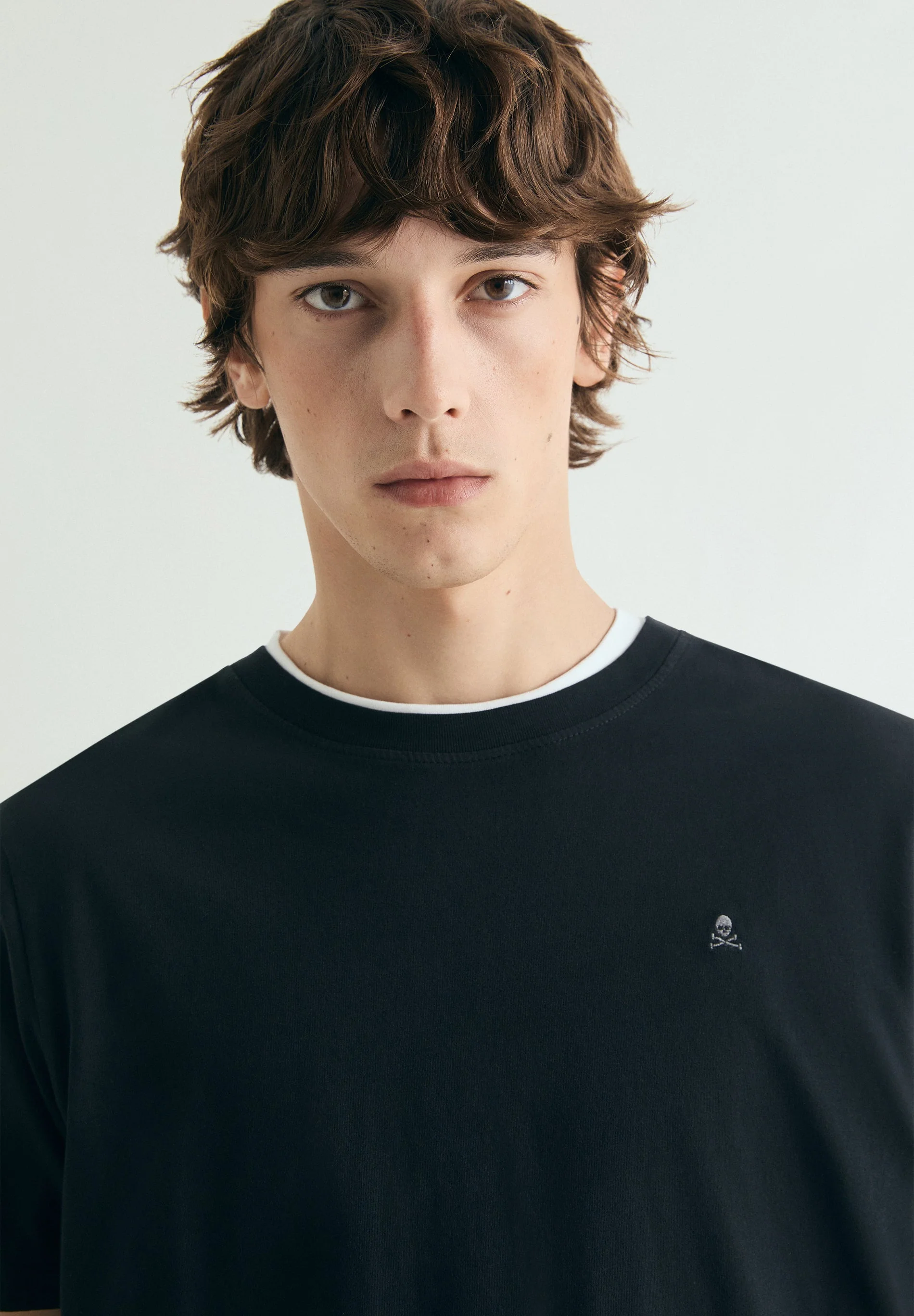 EMBROIDERED WASHED EFFECT T-SHIRT - Image 3