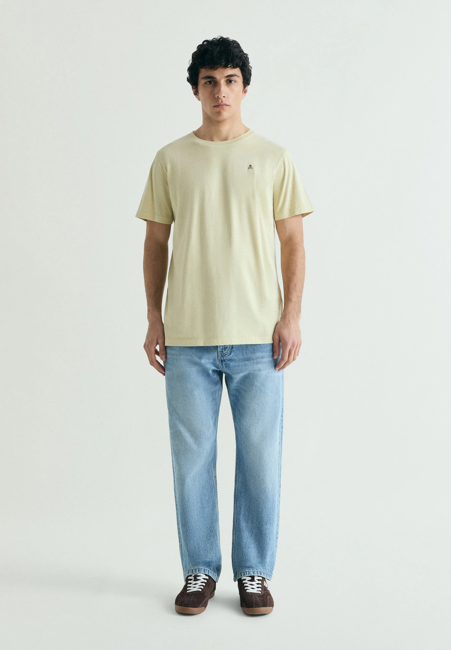 EMBROIDERED WASHED EFFECT T-SHIRT - Image 2