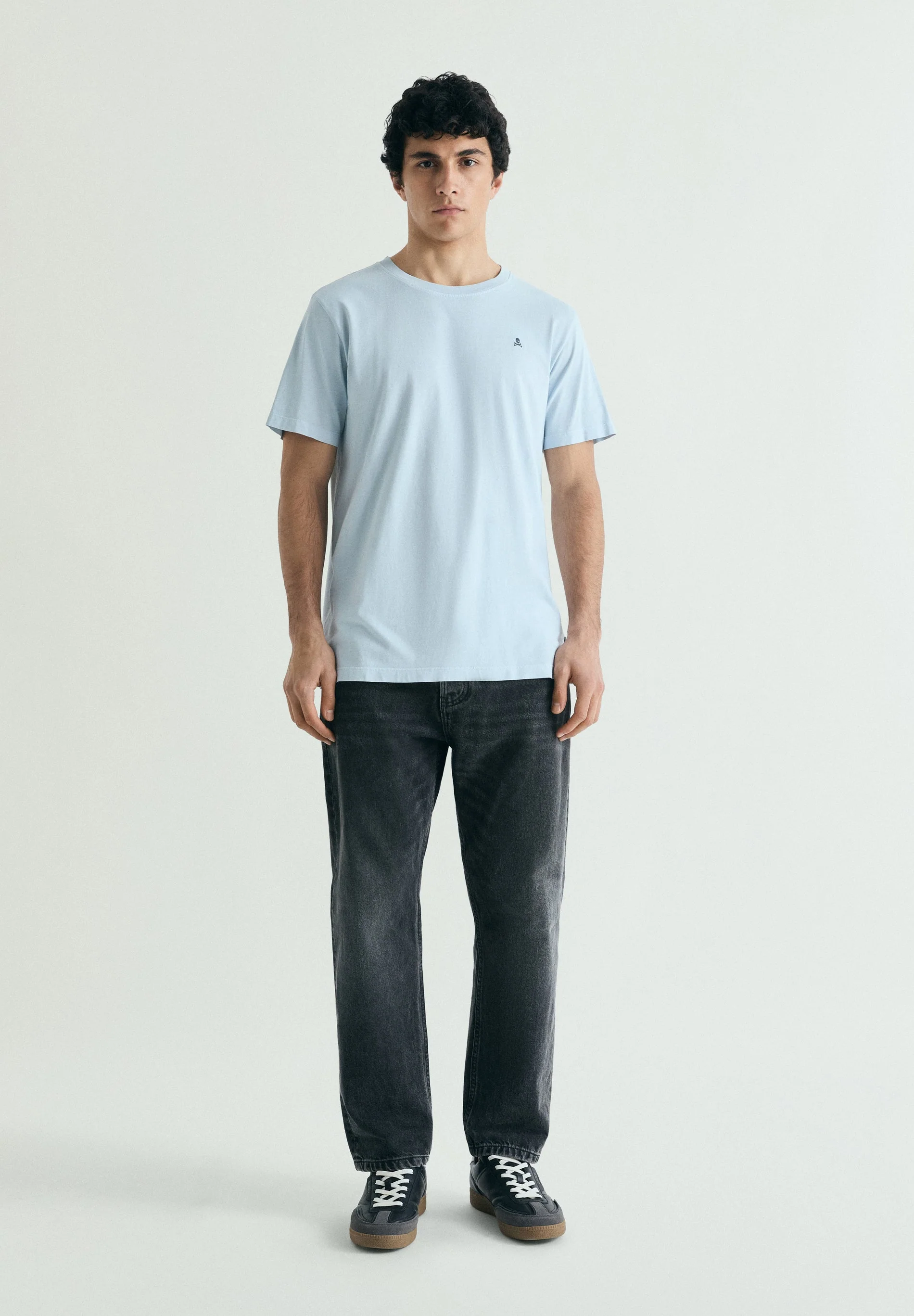 EMBROIDERED WASHED EFFECT T-SHIRT - Image 2