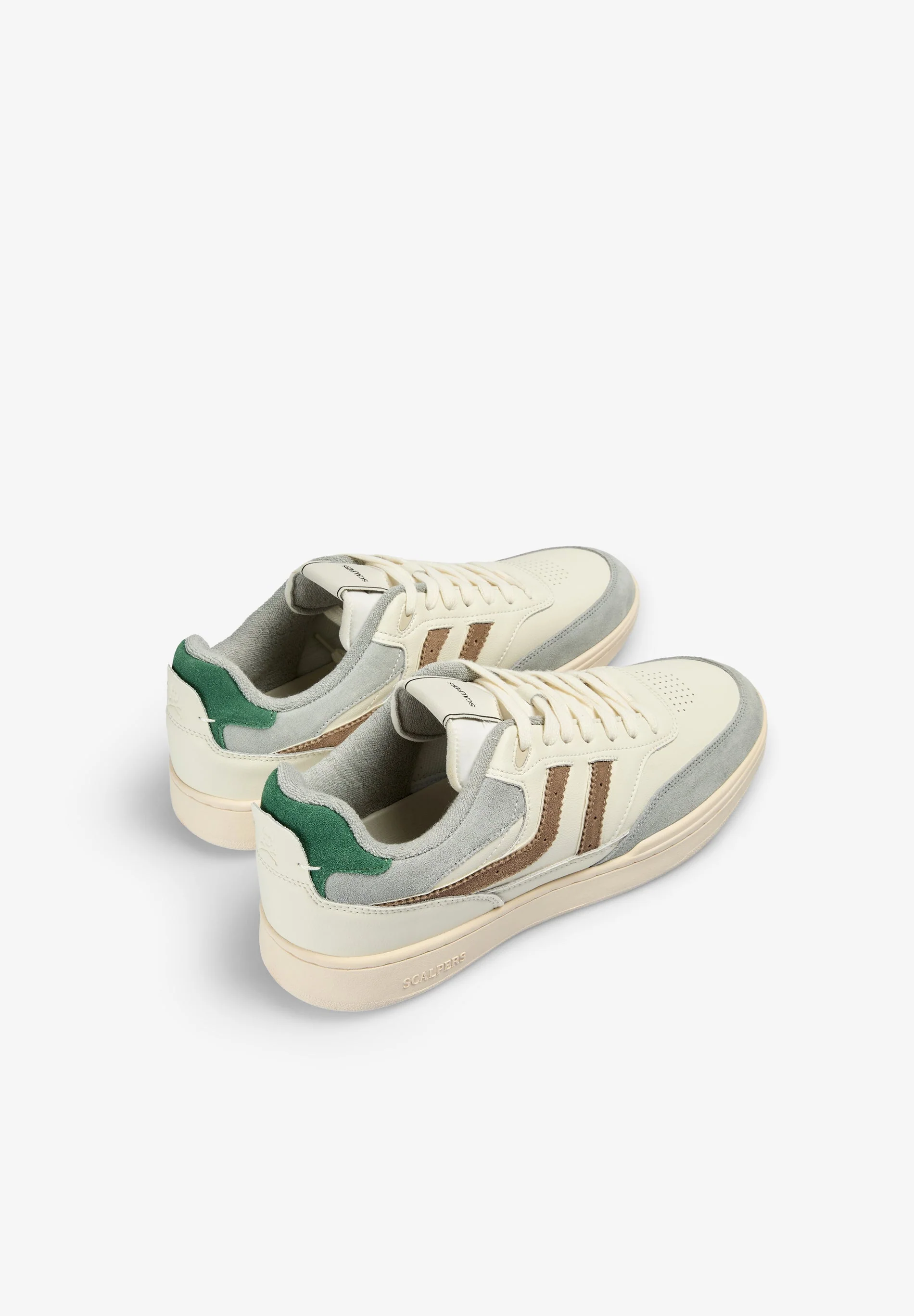 CONTRAST SUEDE SNEAKERS - Image 4