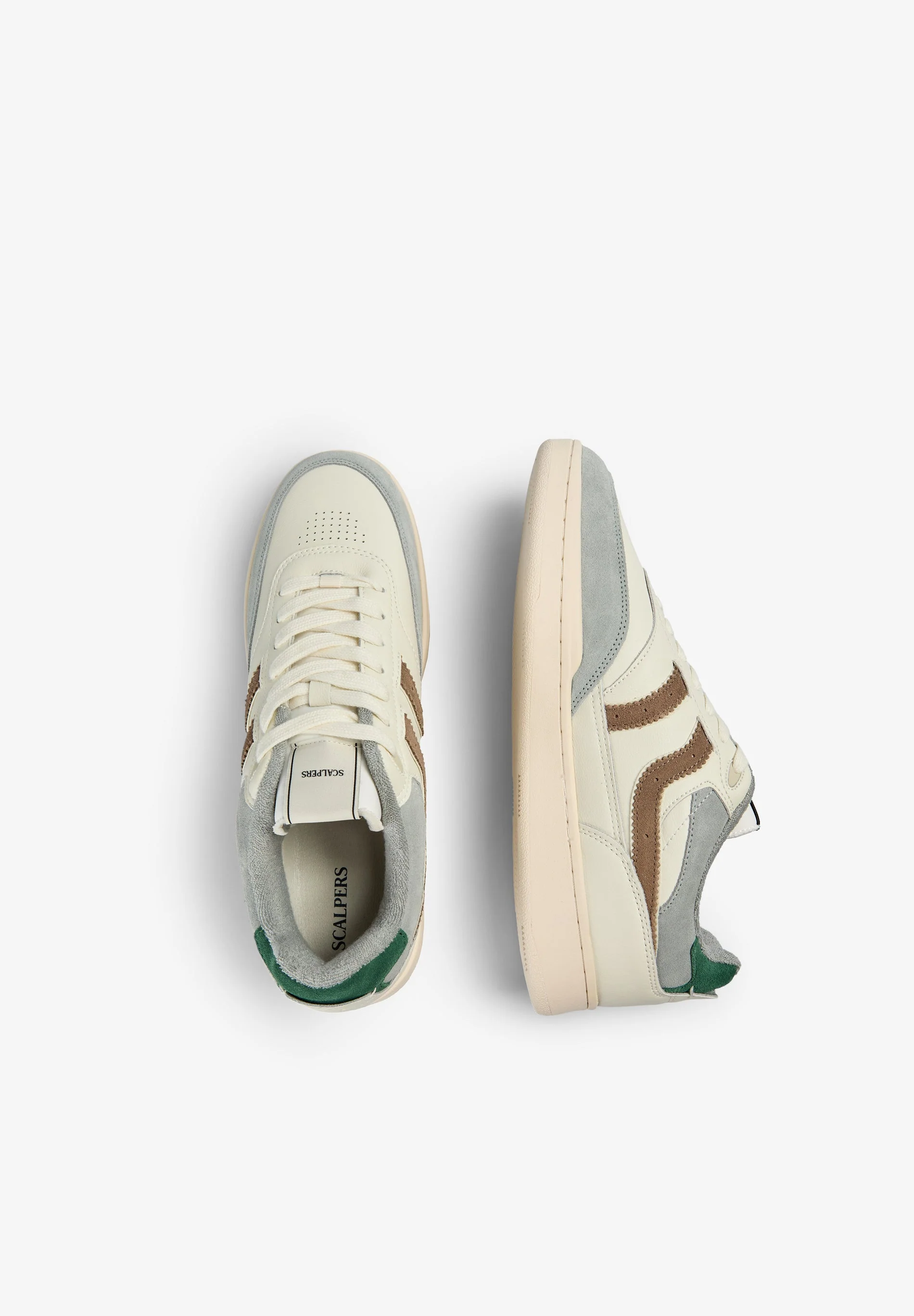 CONTRAST SUEDE SNEAKERS - Image 9