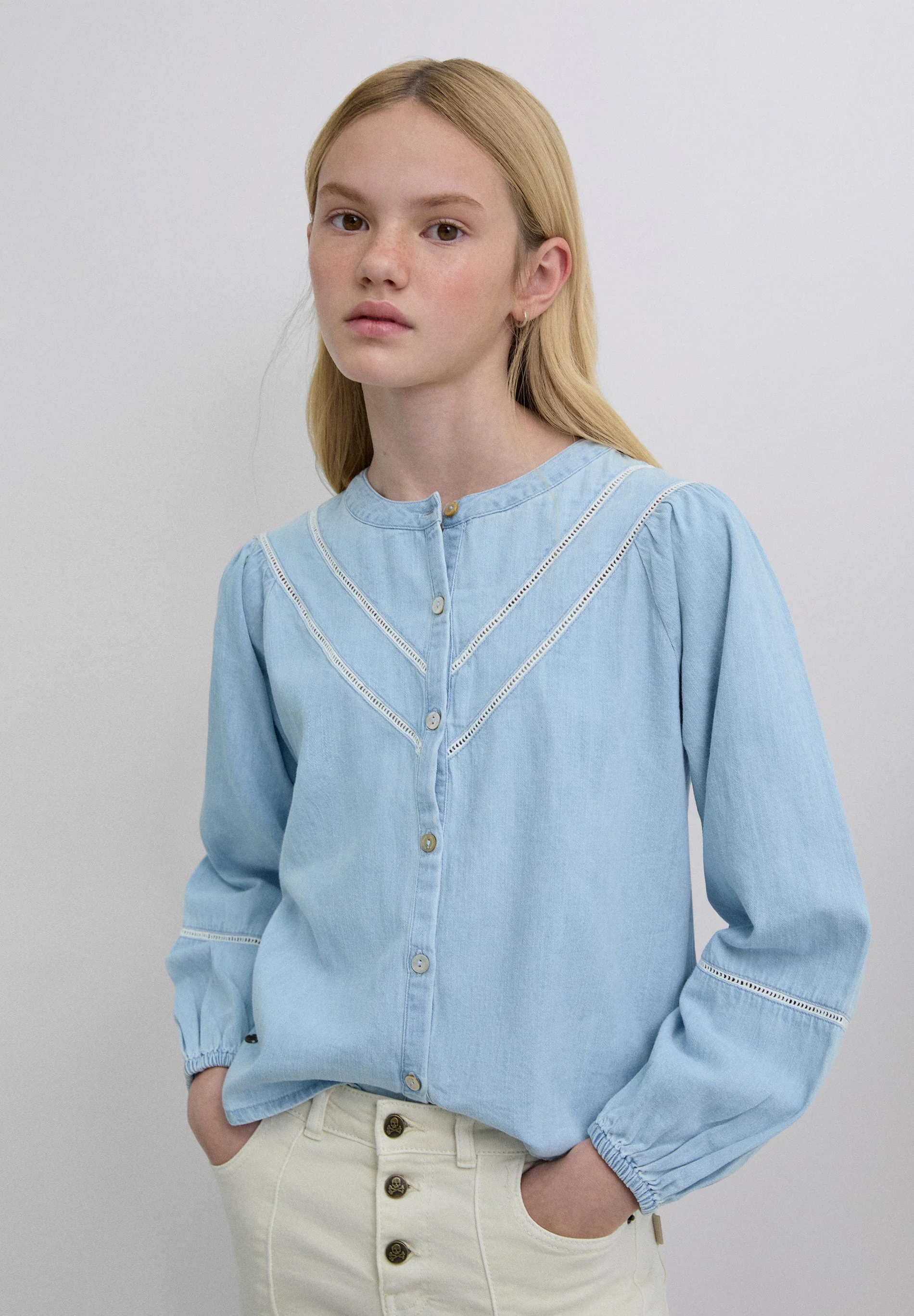 SCAMYDENIMBLOUSE GIRLS