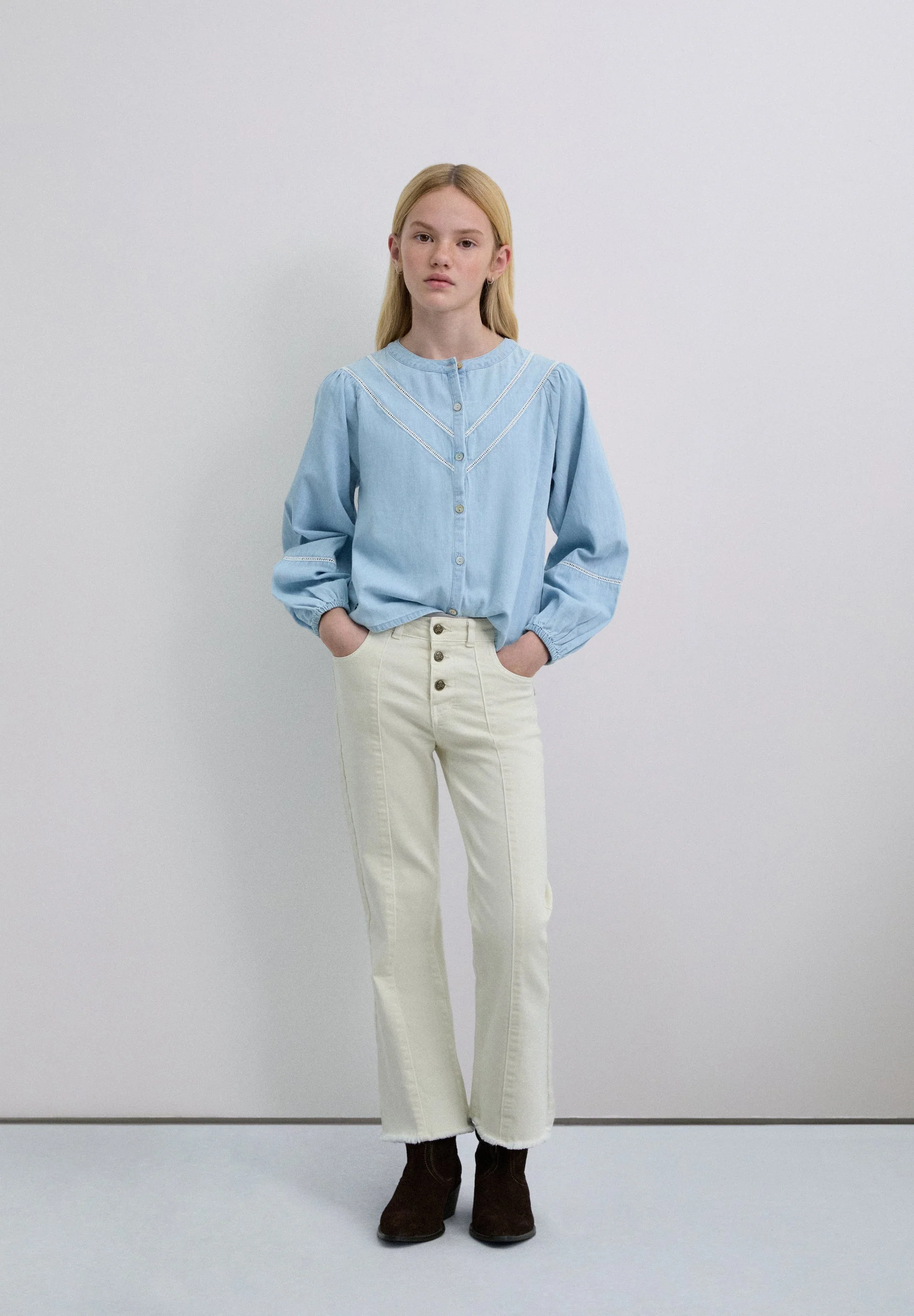 SCAMYDENIMBLOUSE GIRLS - Image 2