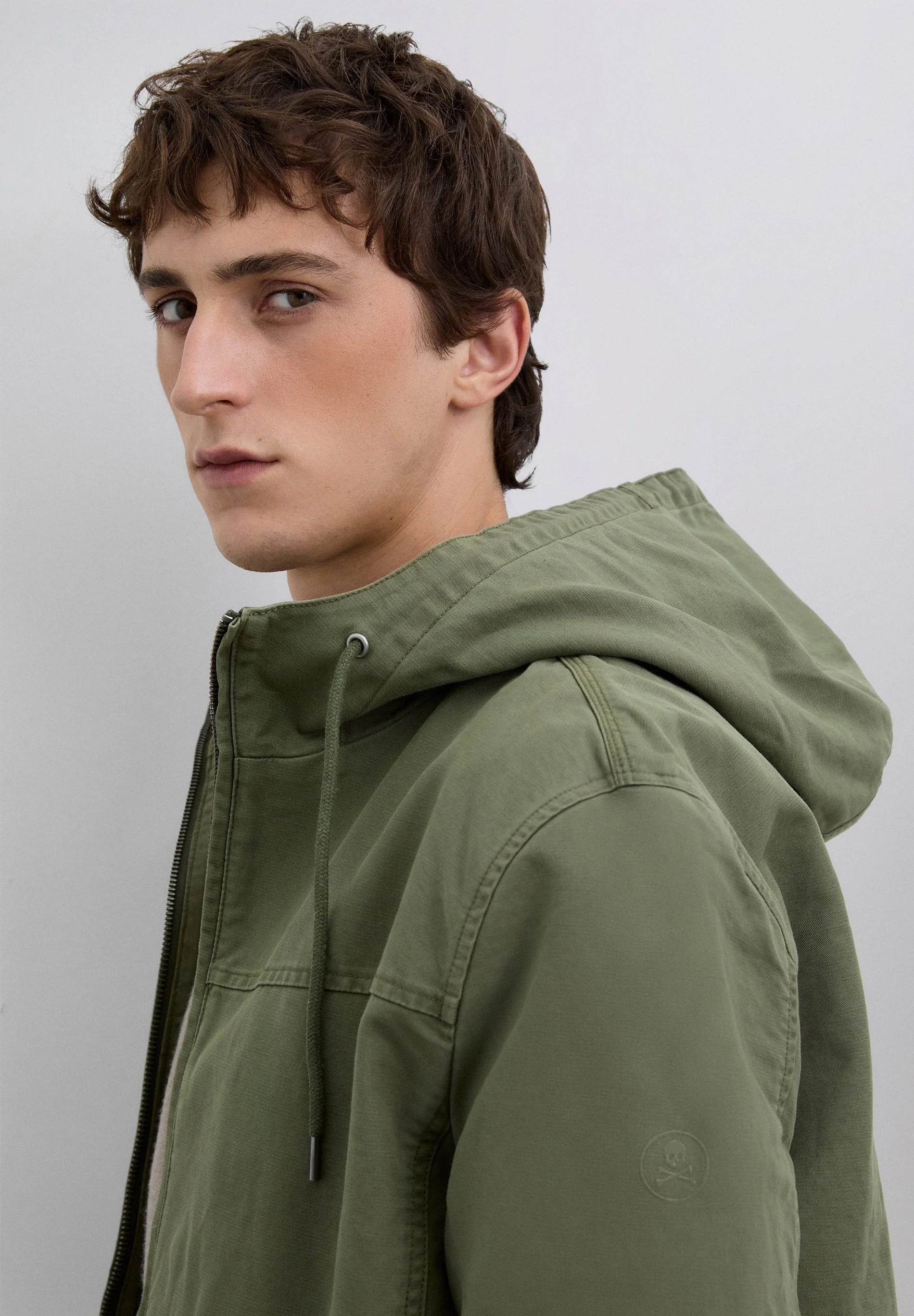 COTTON JACKET WITH HOOD - Image 4