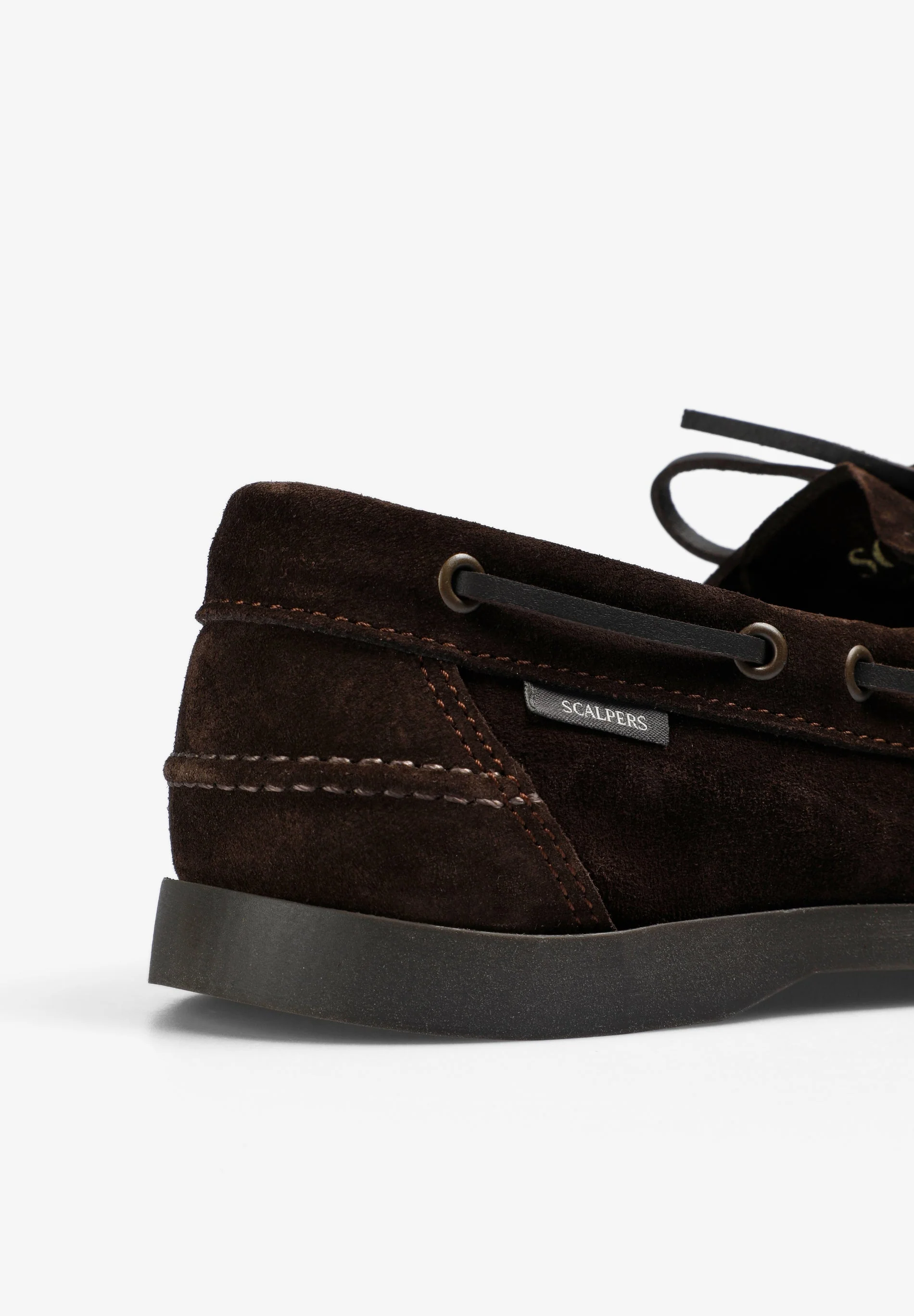 PLAIN LEATHER DECK SHOES - Image 7