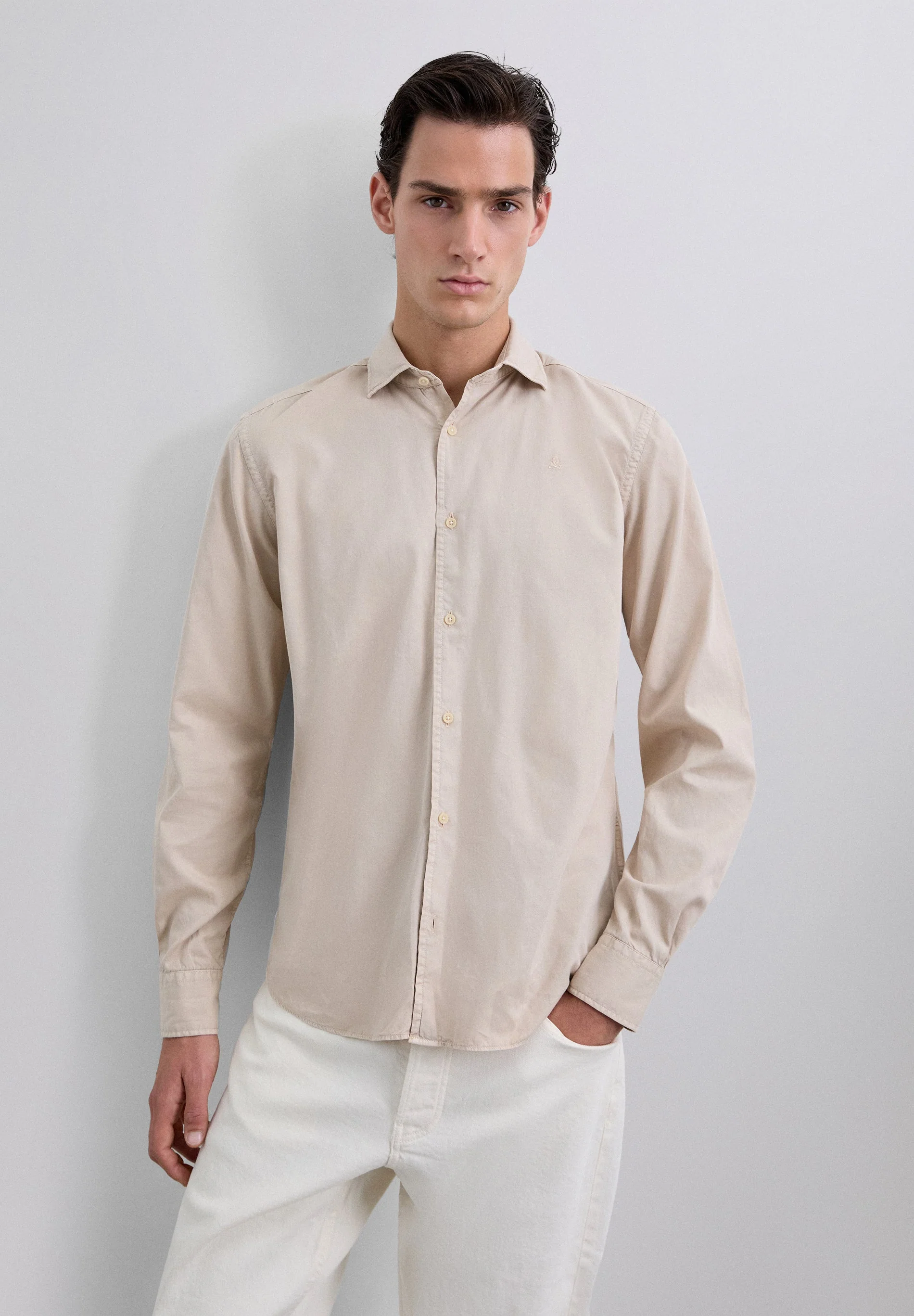 REGULAR FIT EMBROIDERED SHIRT - Image 5