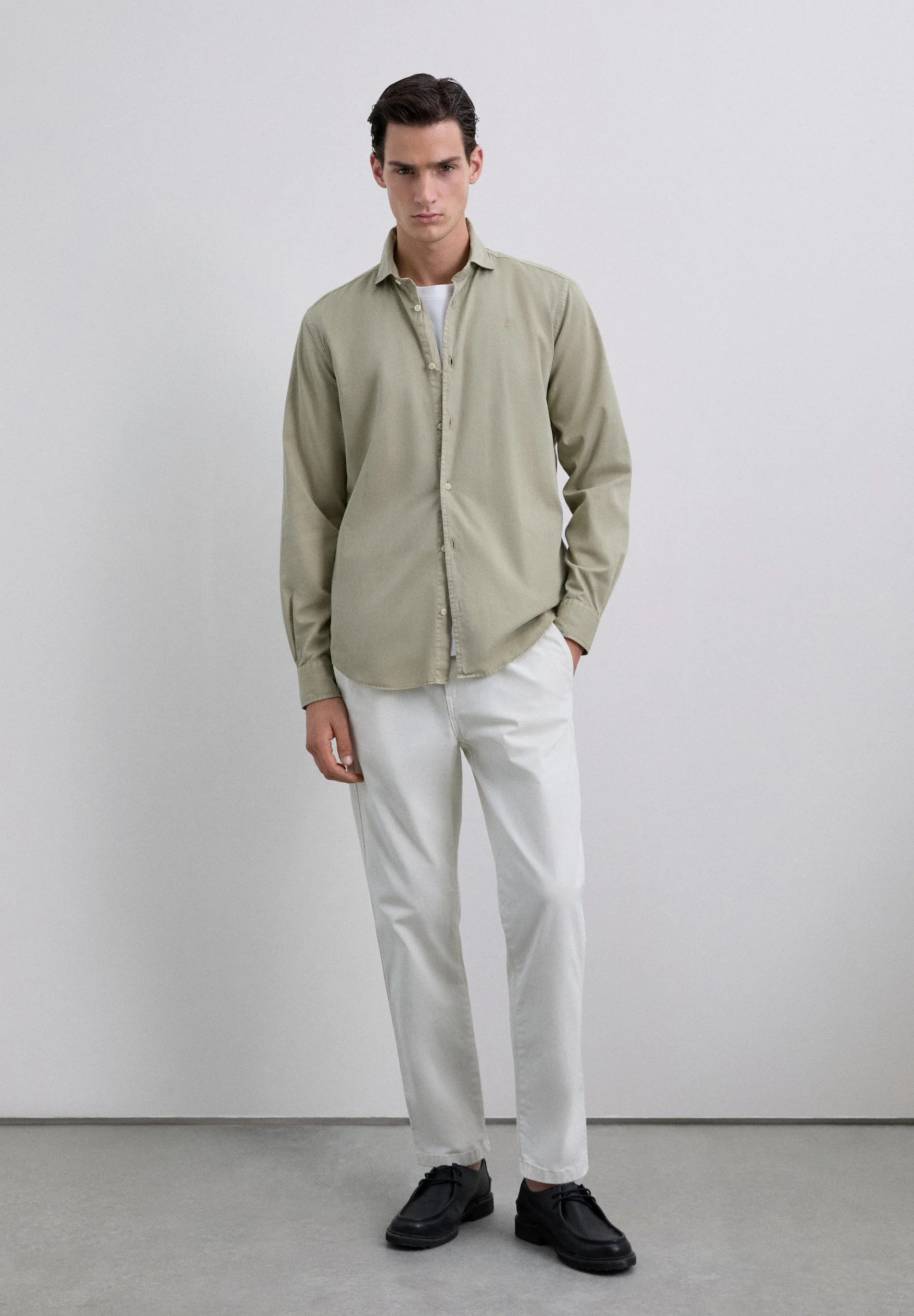 REGULAR FIT EMBROIDERED SHIRT - Image 2