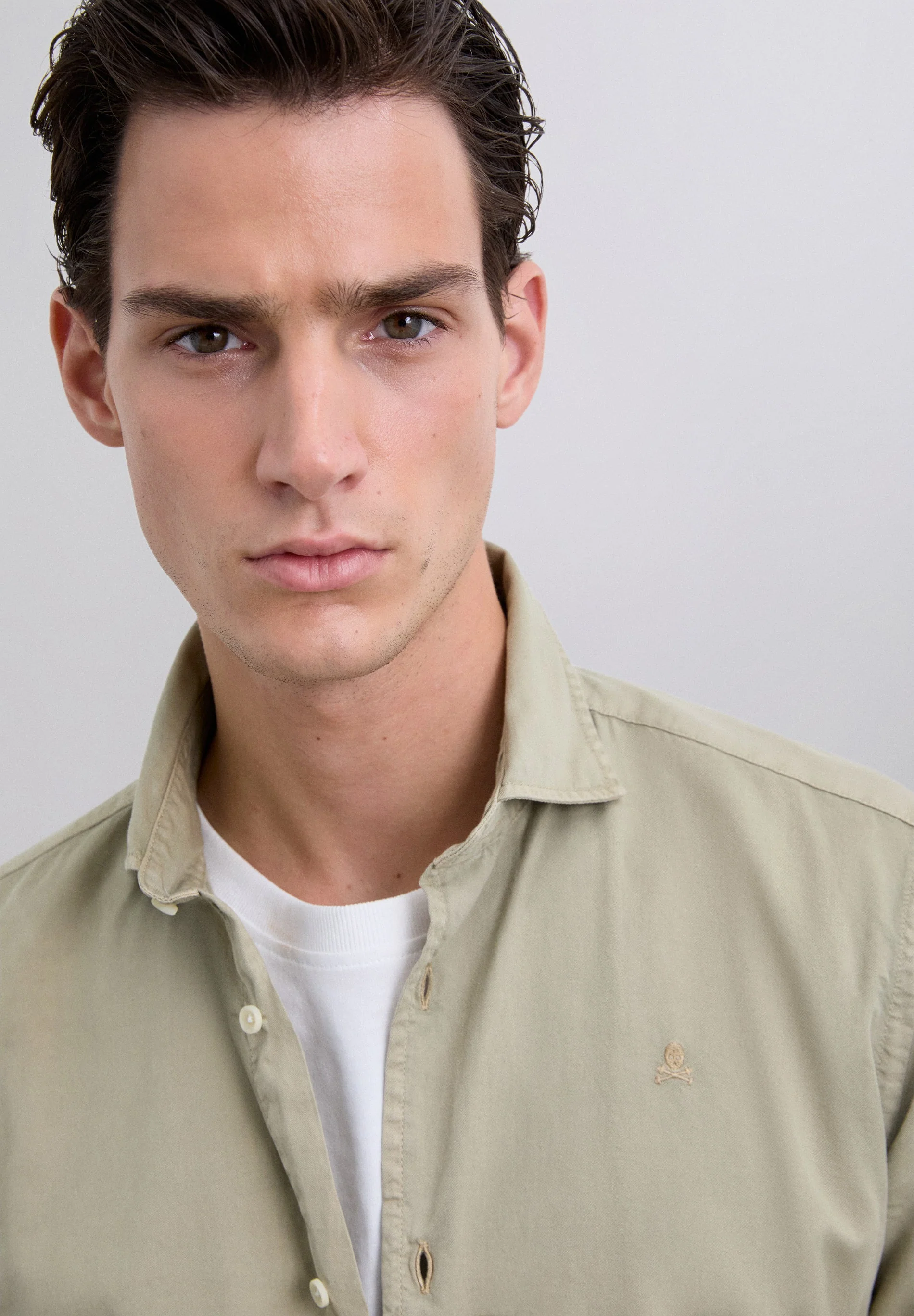 REGULAR FIT EMBROIDERED SHIRT - Image 3